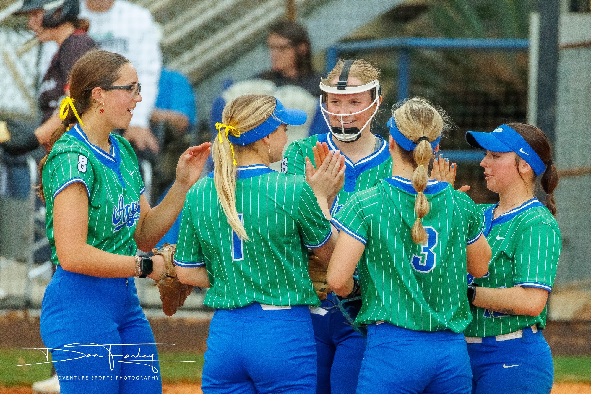 Haley Guffey and circle visit 