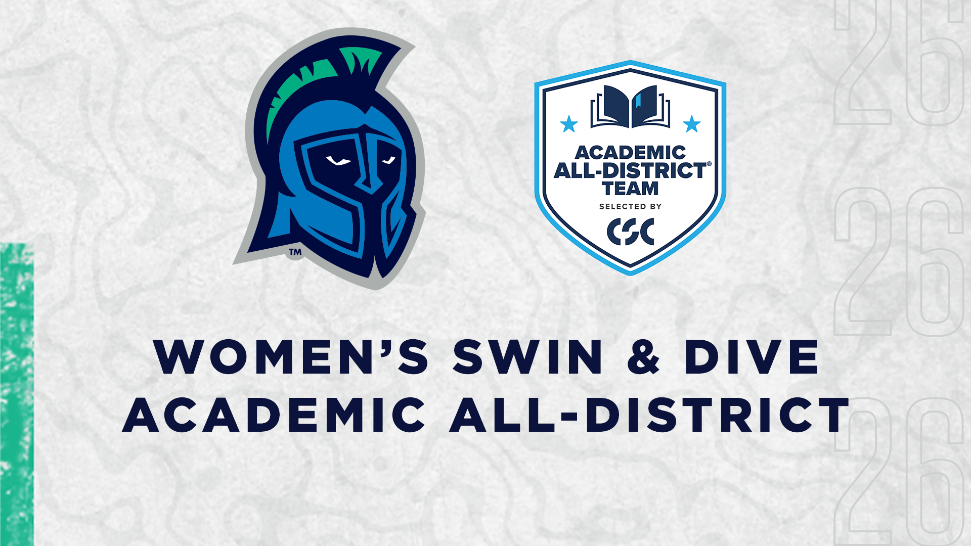 Swim and Dive CSC Academic All-District 