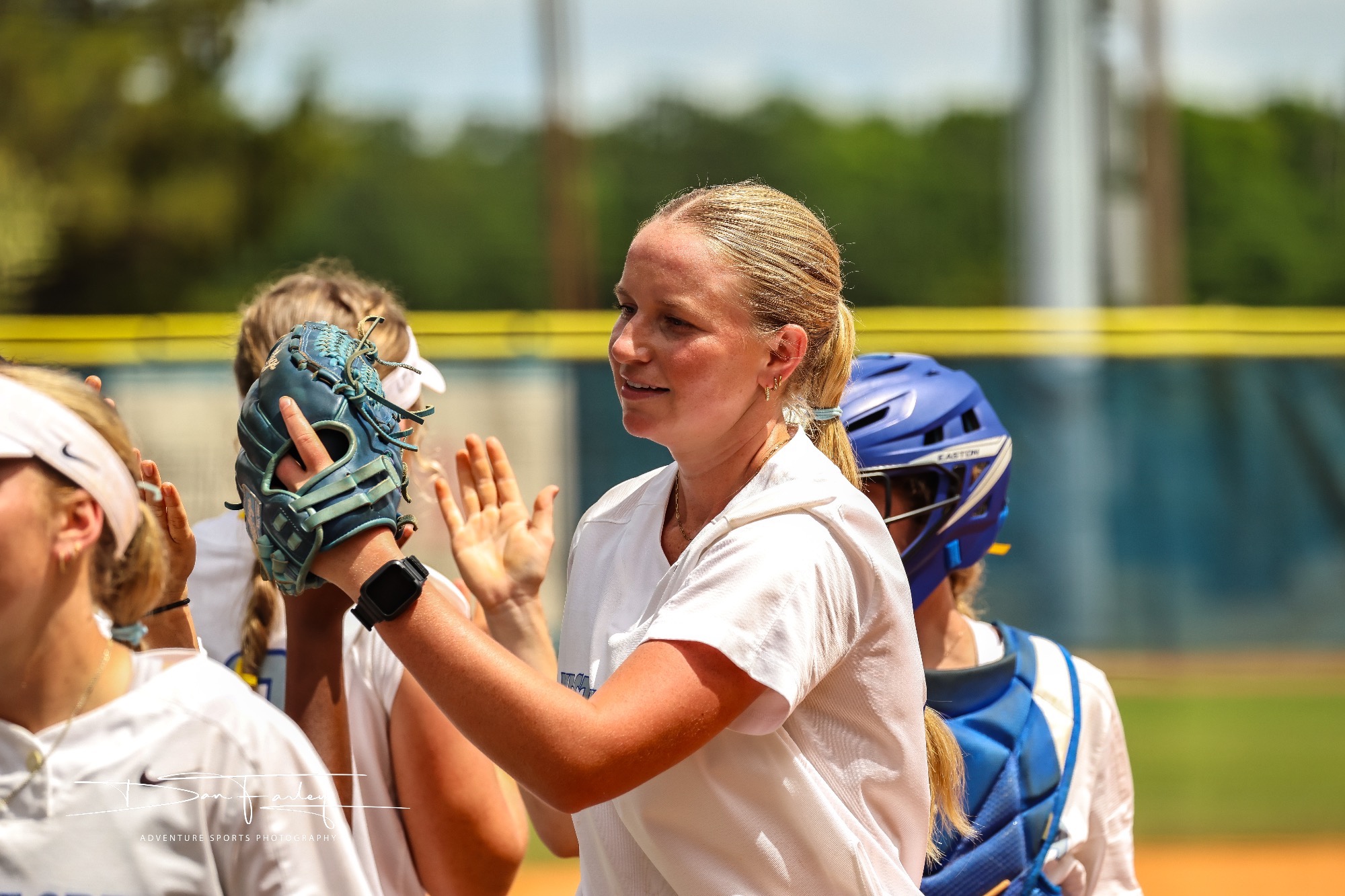 Haley Guffey high five line
