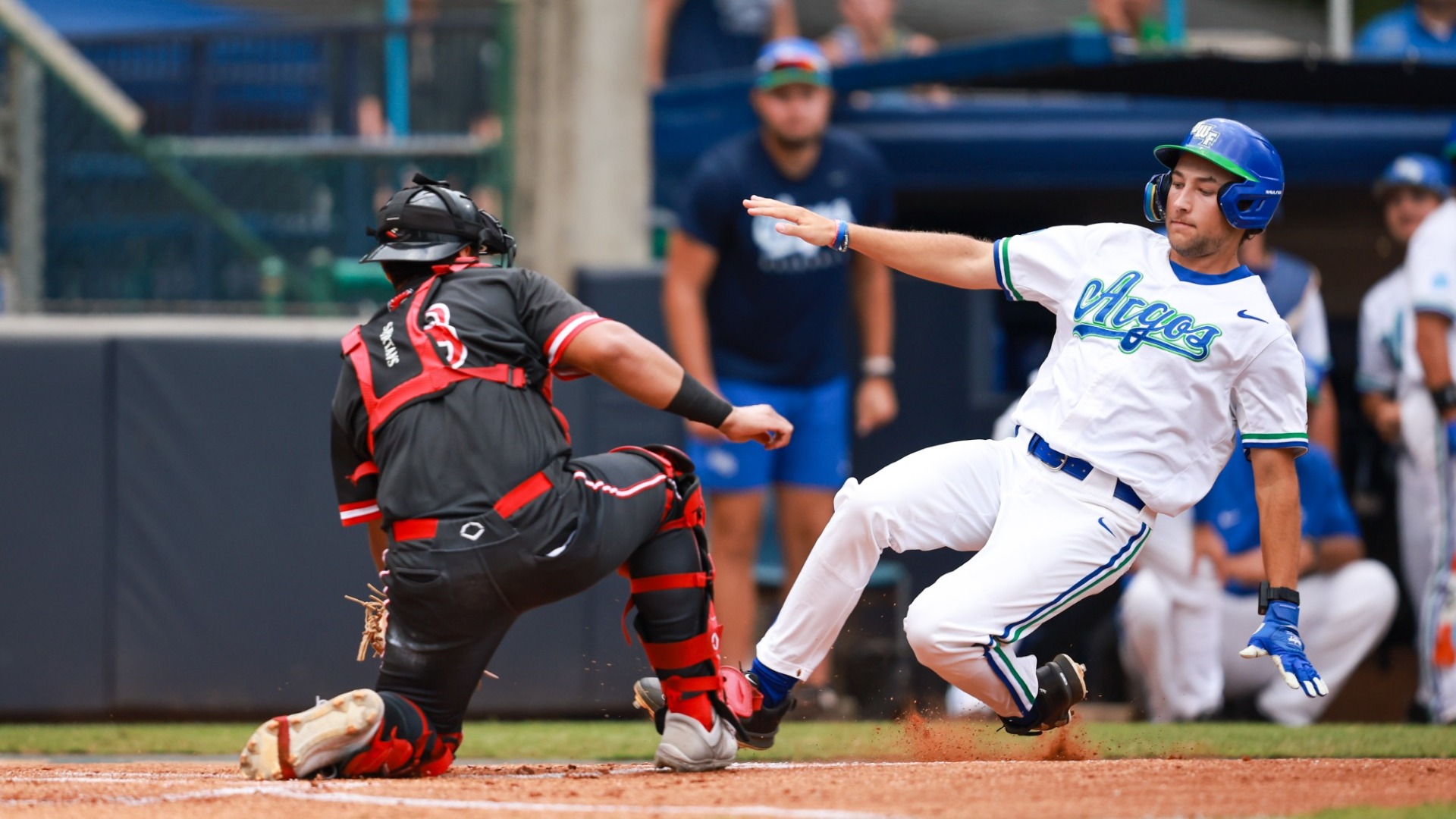 Tyler brobst sliding into home