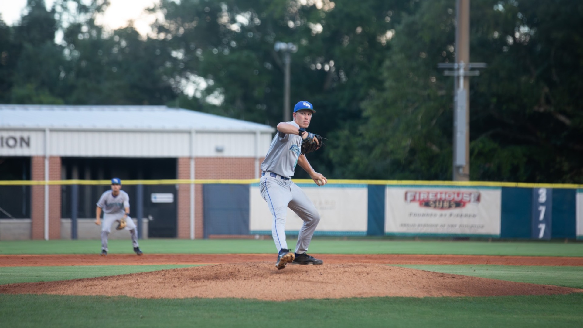 Garrett Brewer throwing