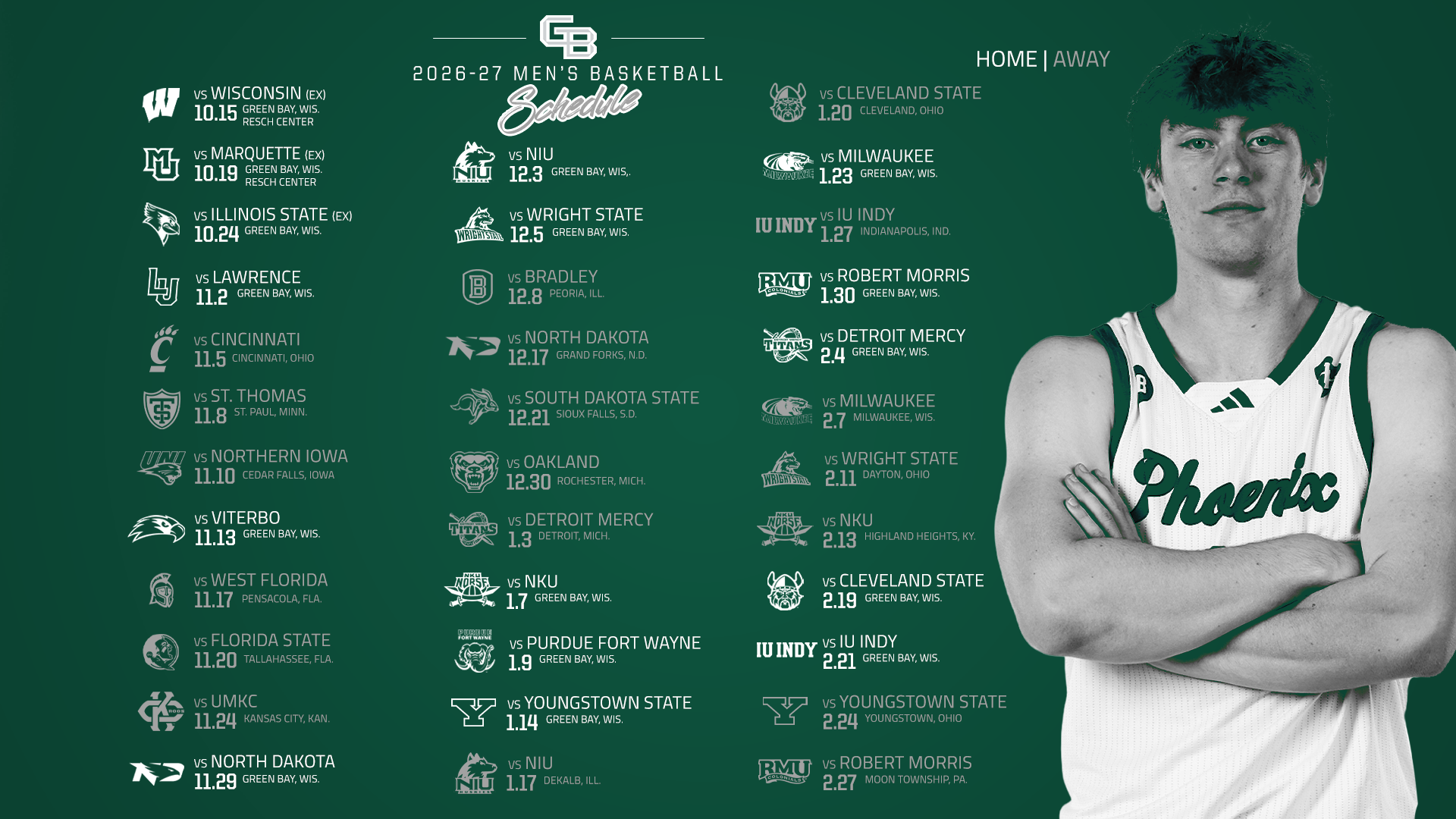 MBB Schedule w Lawrence 2026-27