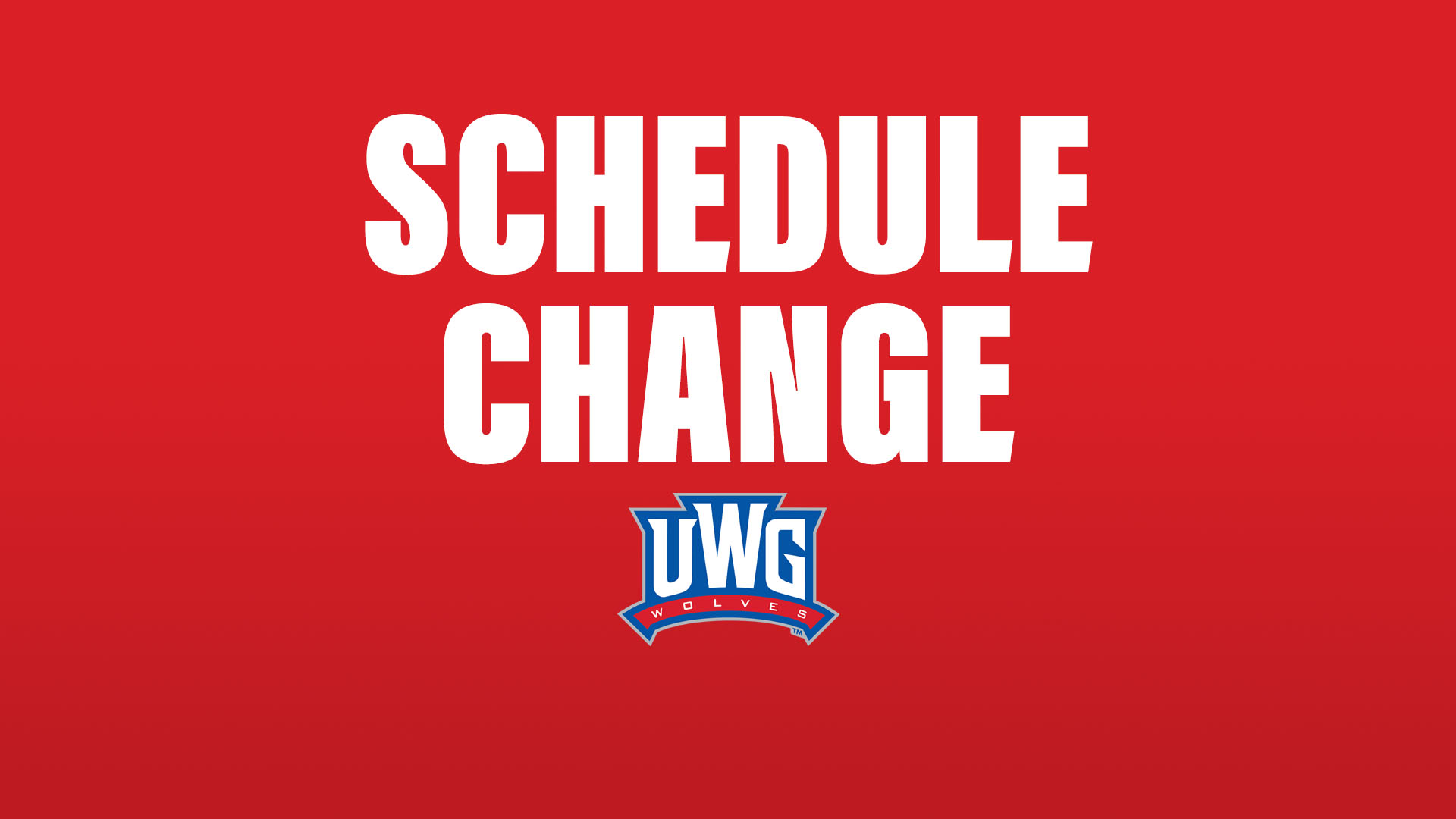 Schedule Change