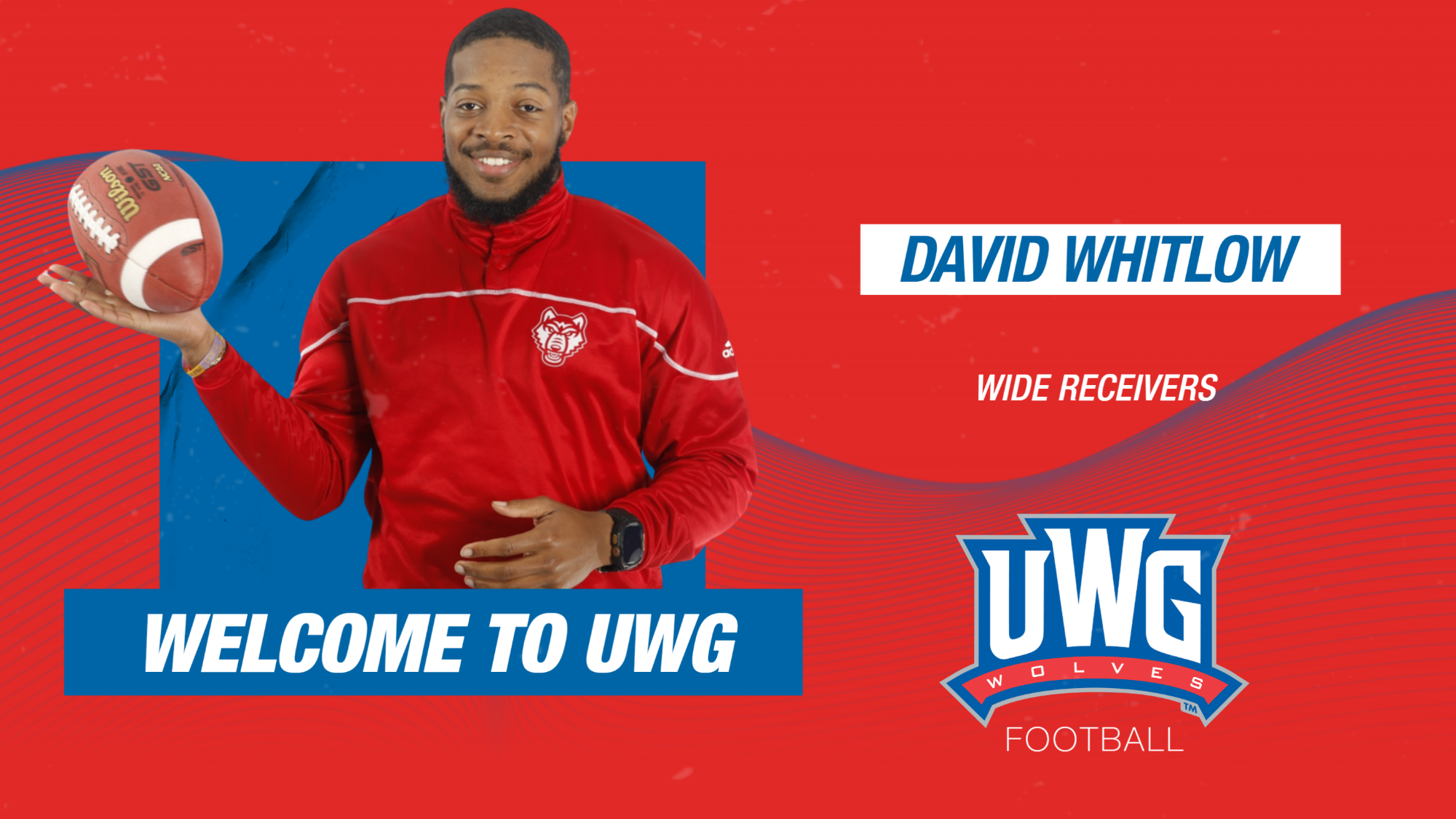 Taylor Tabs David Whitlow as UWG's Wide Receiver Coach UWG Wolves