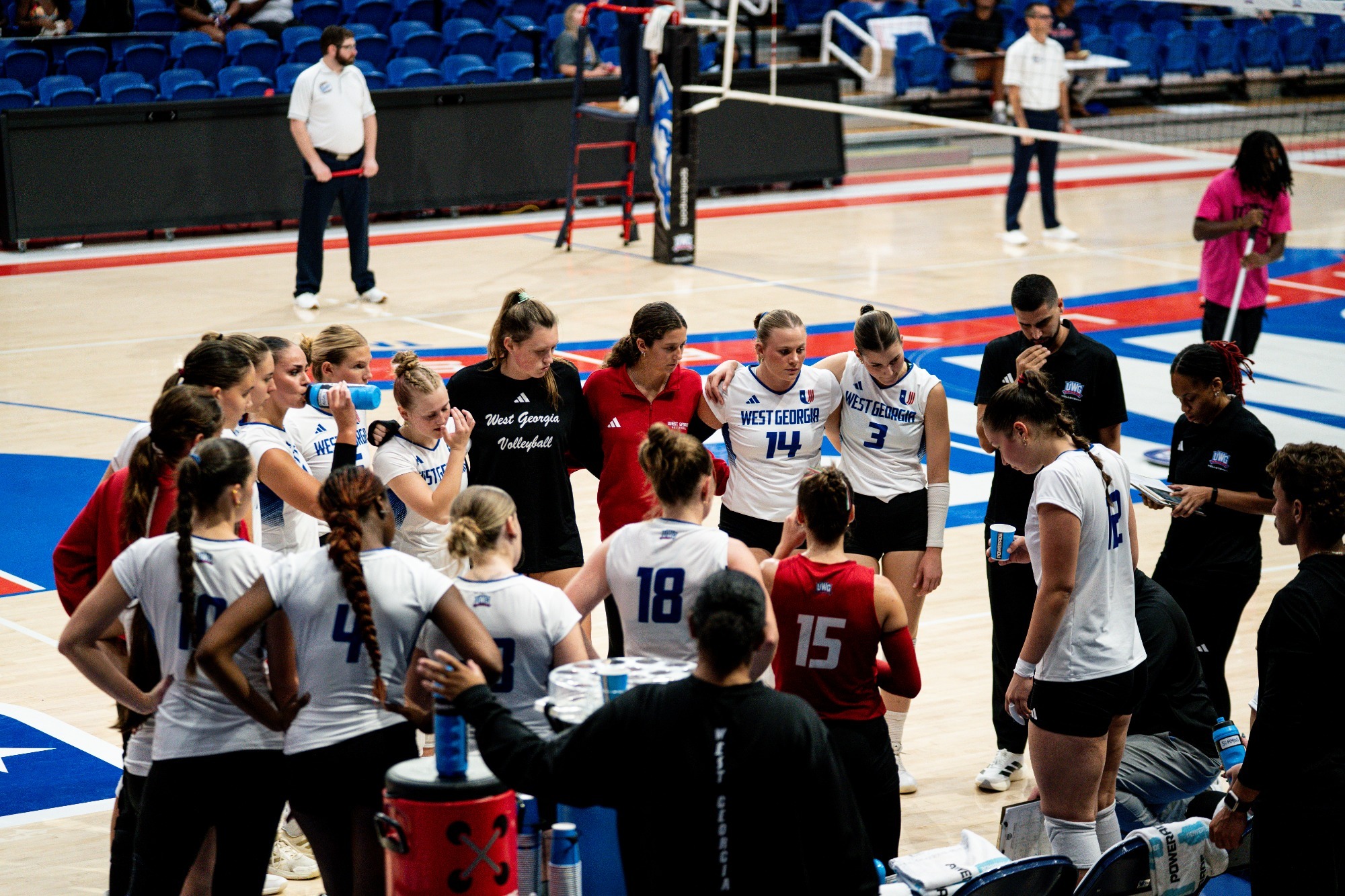 VB Team Huddle