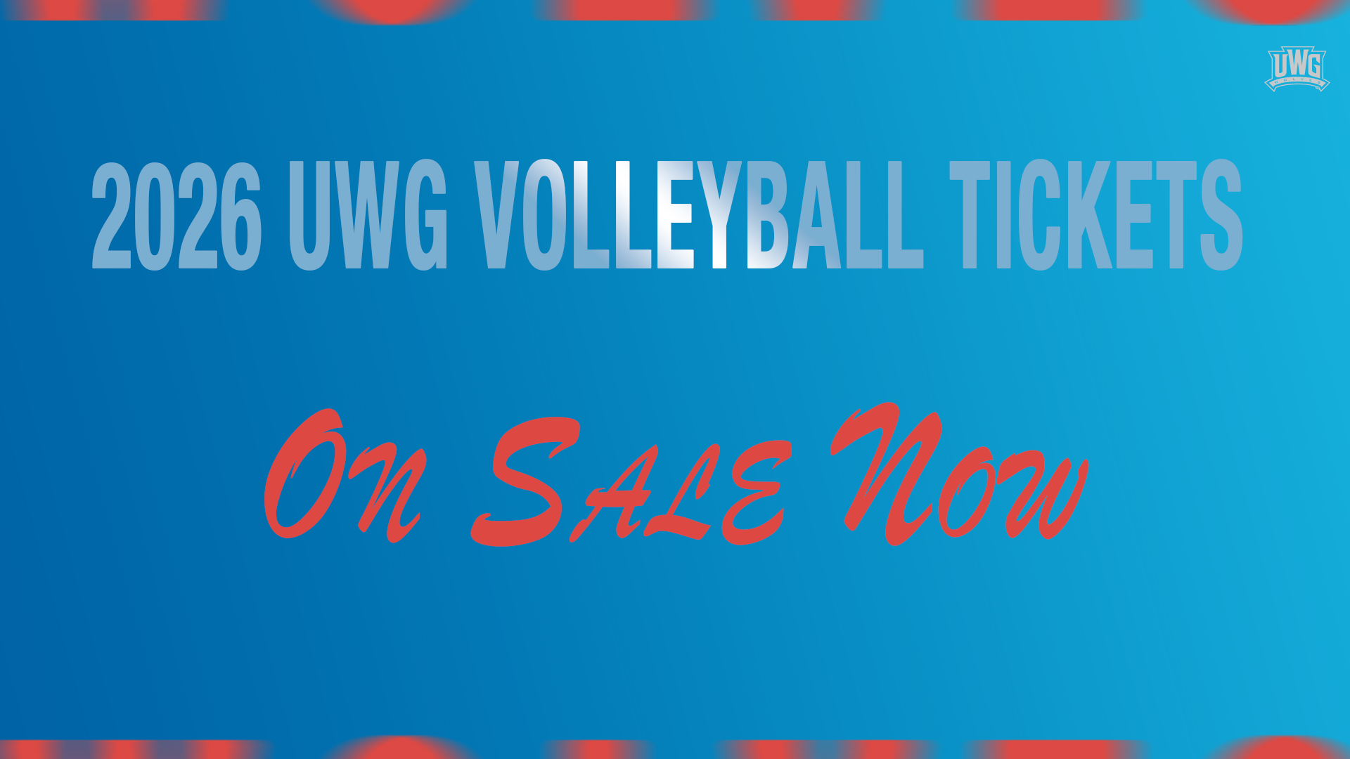 UWG volleyball tickets on sale now