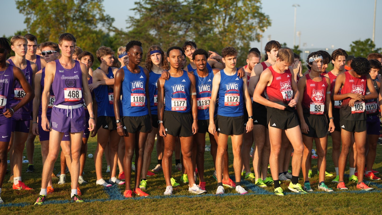 Group shot of men's cross country 