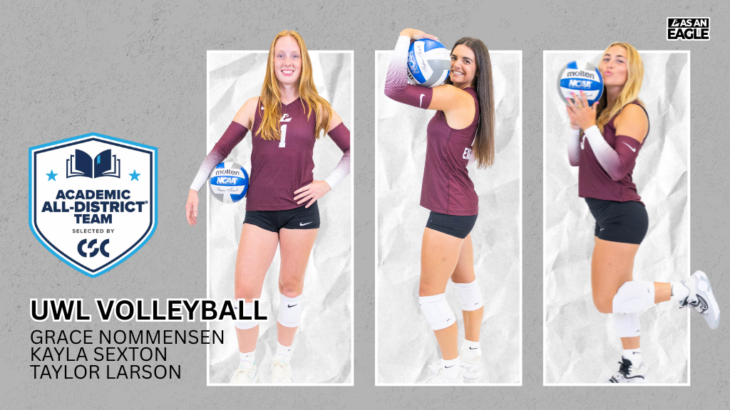 Graphic of Taylor Larson, Grace Nommensen and Kayla Sexton