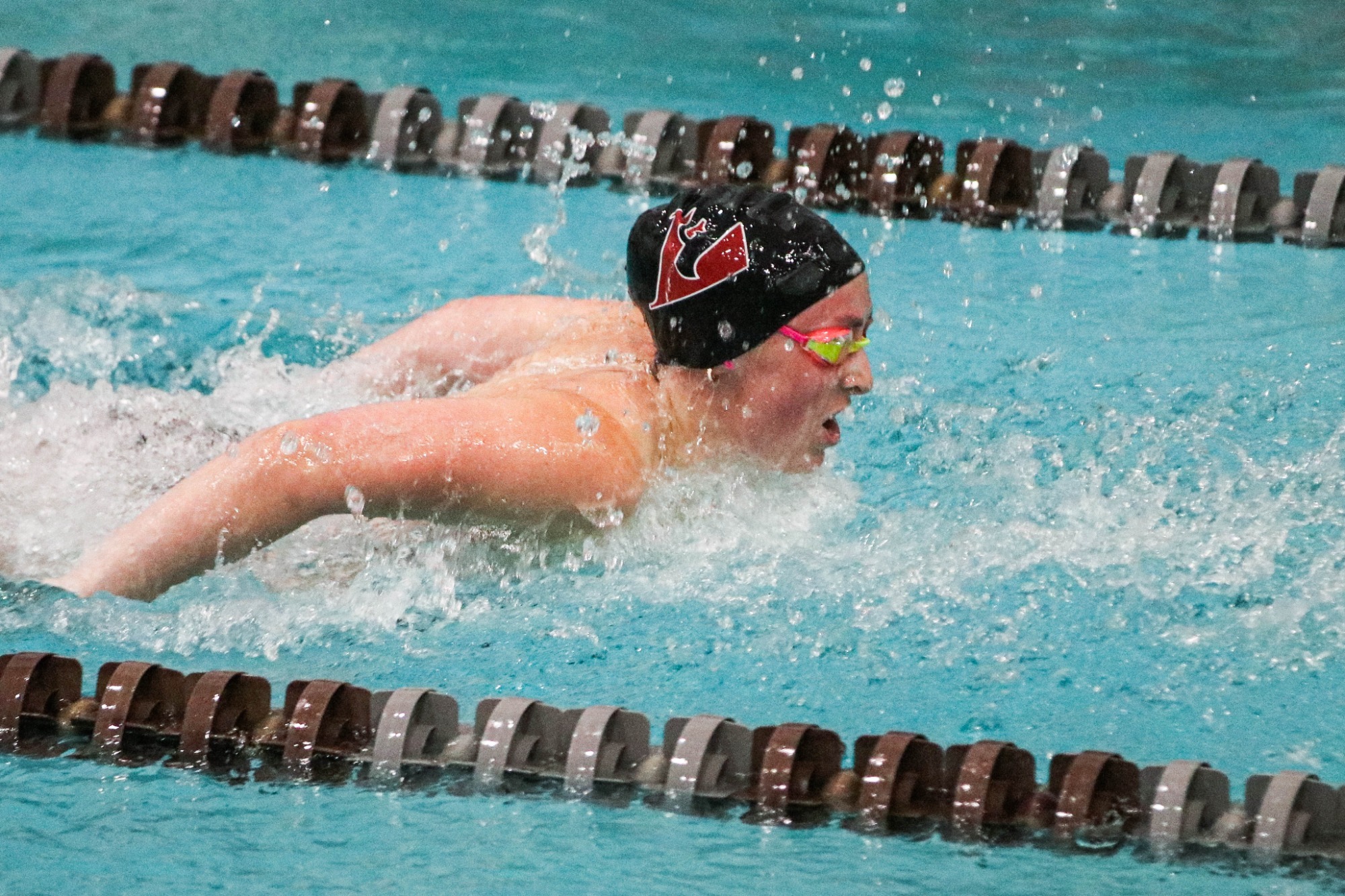 Taylor Gergen Action Swimming Photo