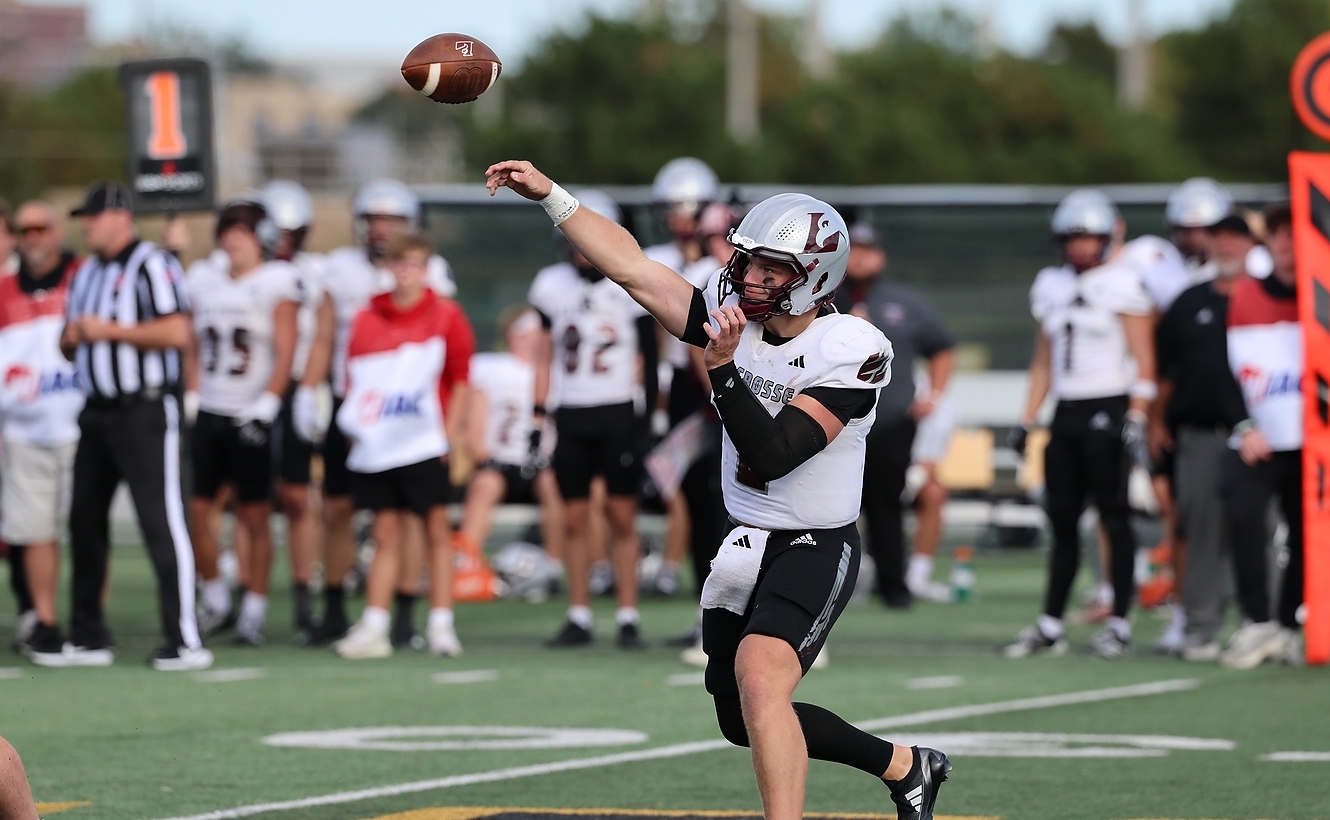 Kyle Haas Throwing Football