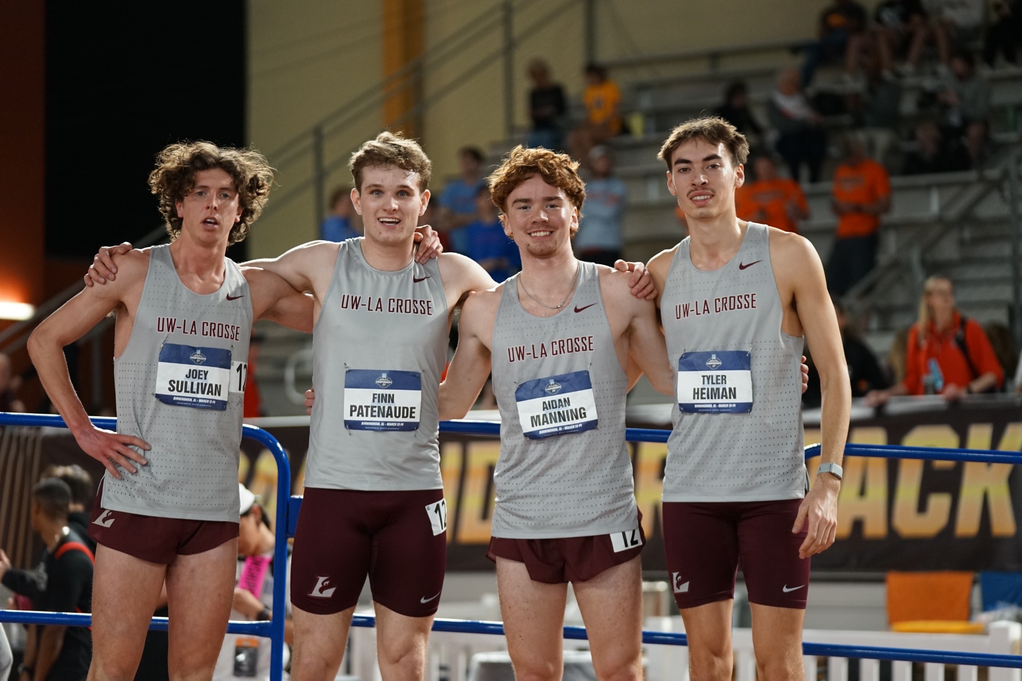 DMR team of Joey Sullivan, Finn Patenaude, Tyler Heiman, Aidan Manning