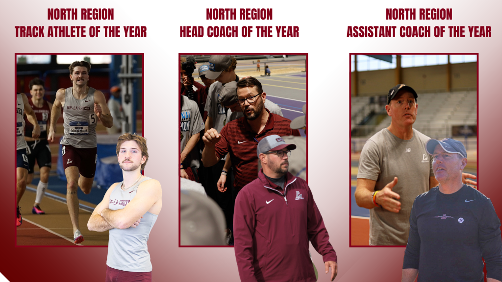 North Region Track Awards - Collin Conzemius, Josh Buchholtz, Derek Stanley