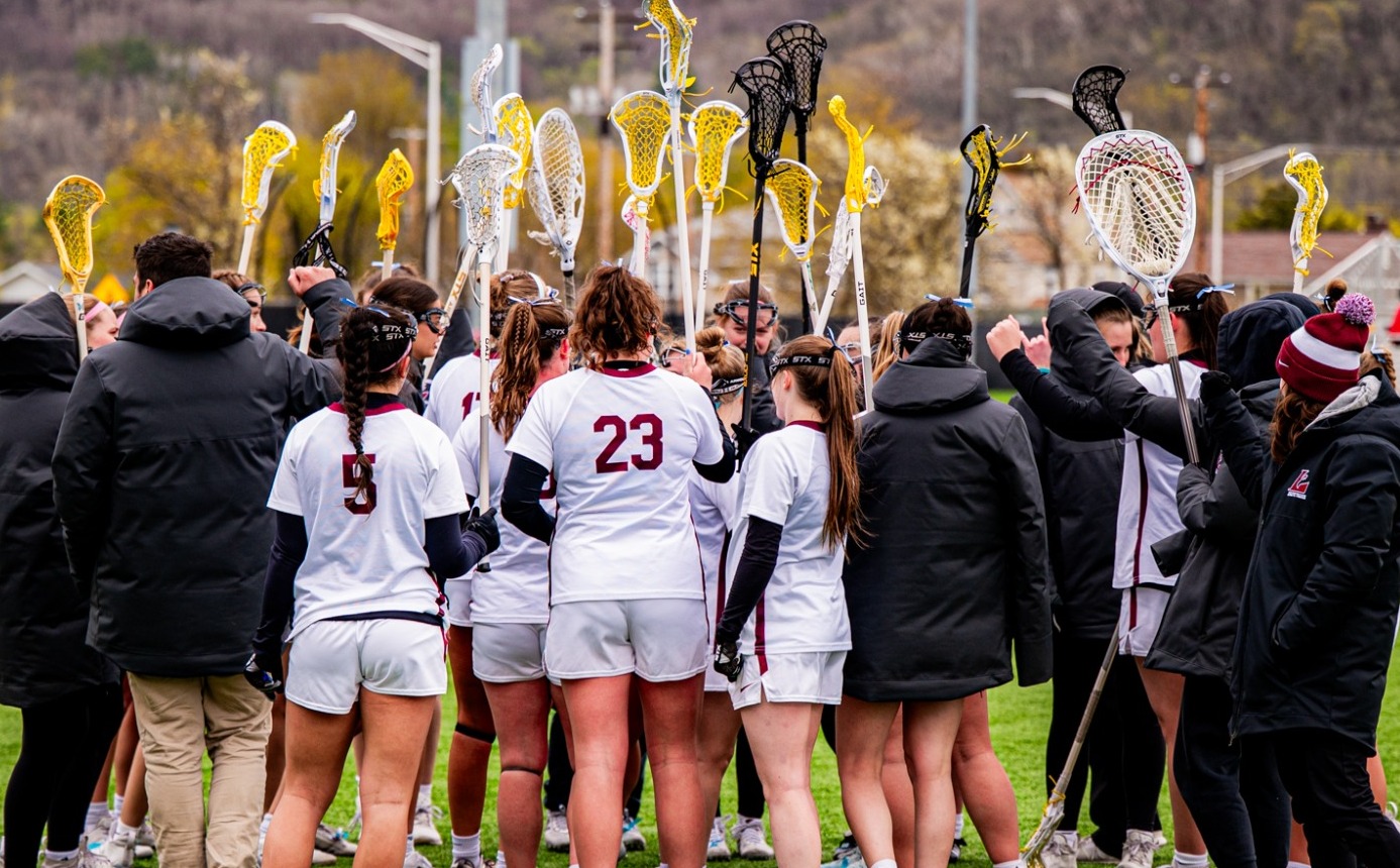 Lacrosse Team Huddle Photo