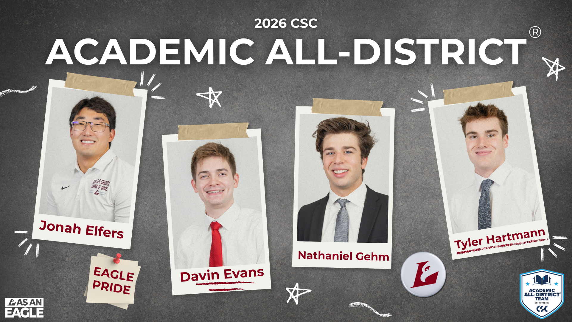 Men's swimming academic