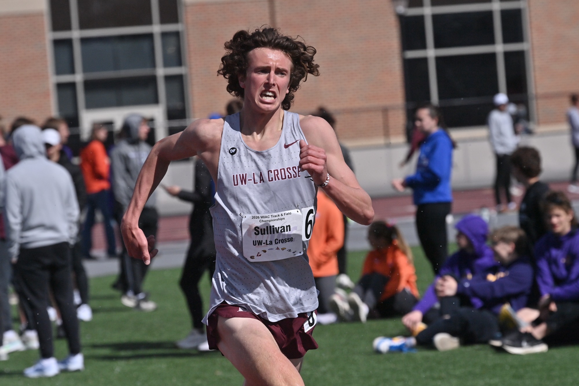 Joey Sullivan running in steeplechase