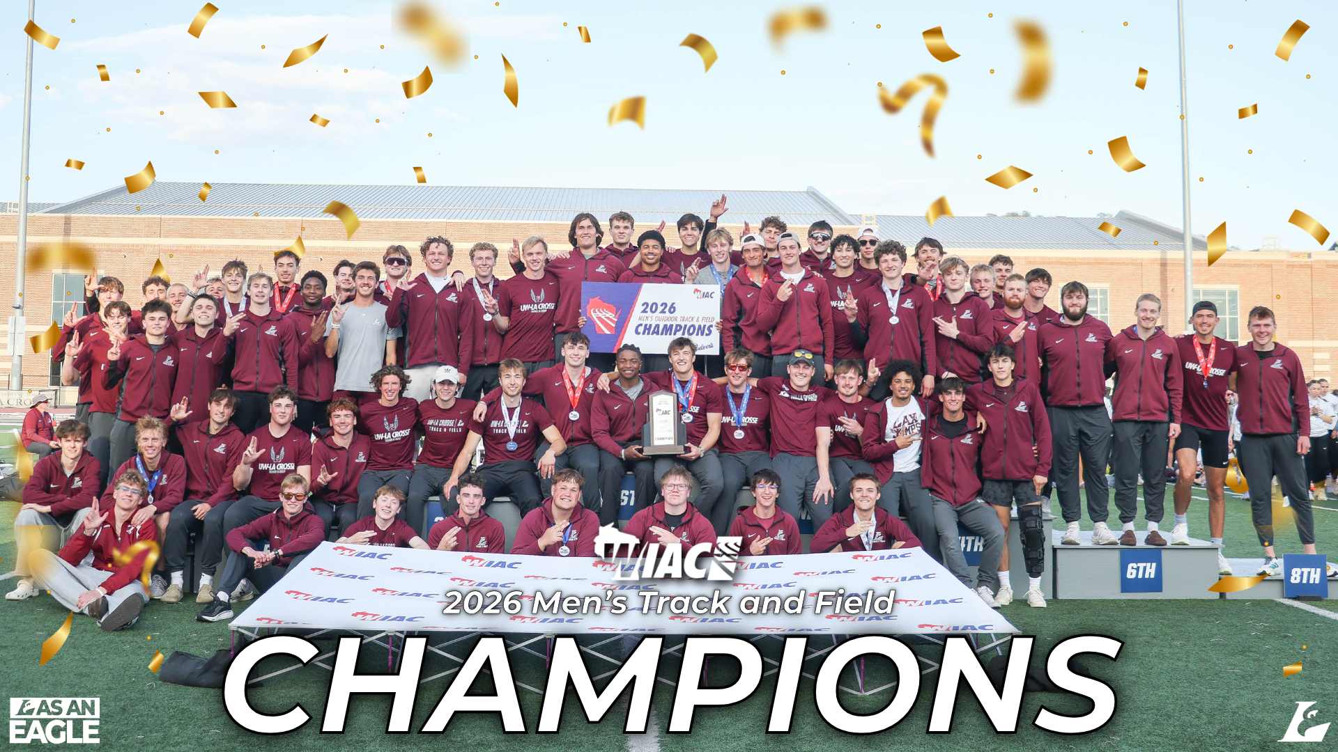 Championship team photos of men's track and field