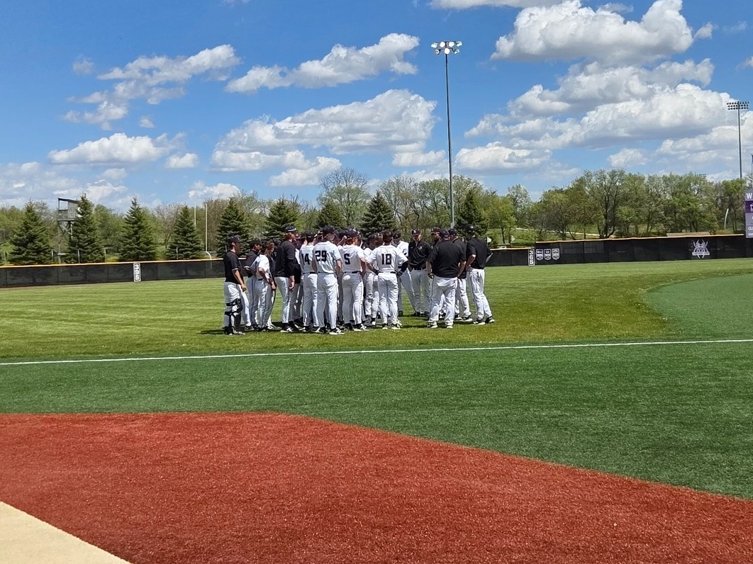 Baseball Team Huddle Photo