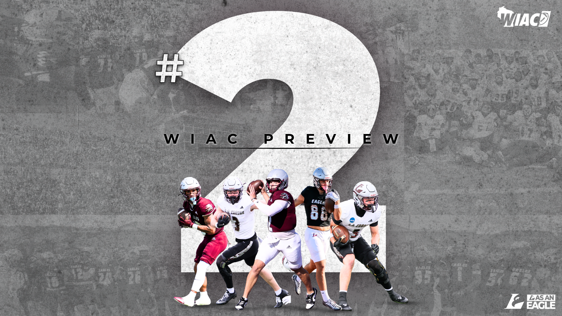 2026 Football WIAC Predicted Graphic