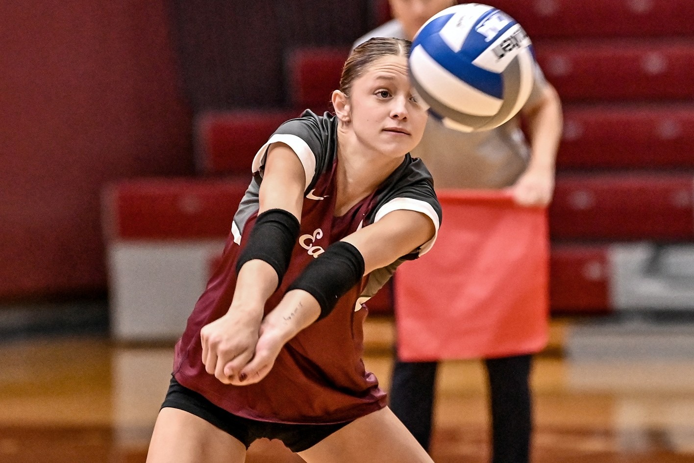 Action Photo of Megan Jasperson passing