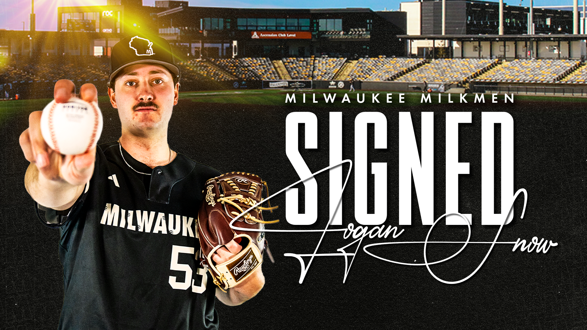 Logan Snow Signing with Milwaukee Milkmen