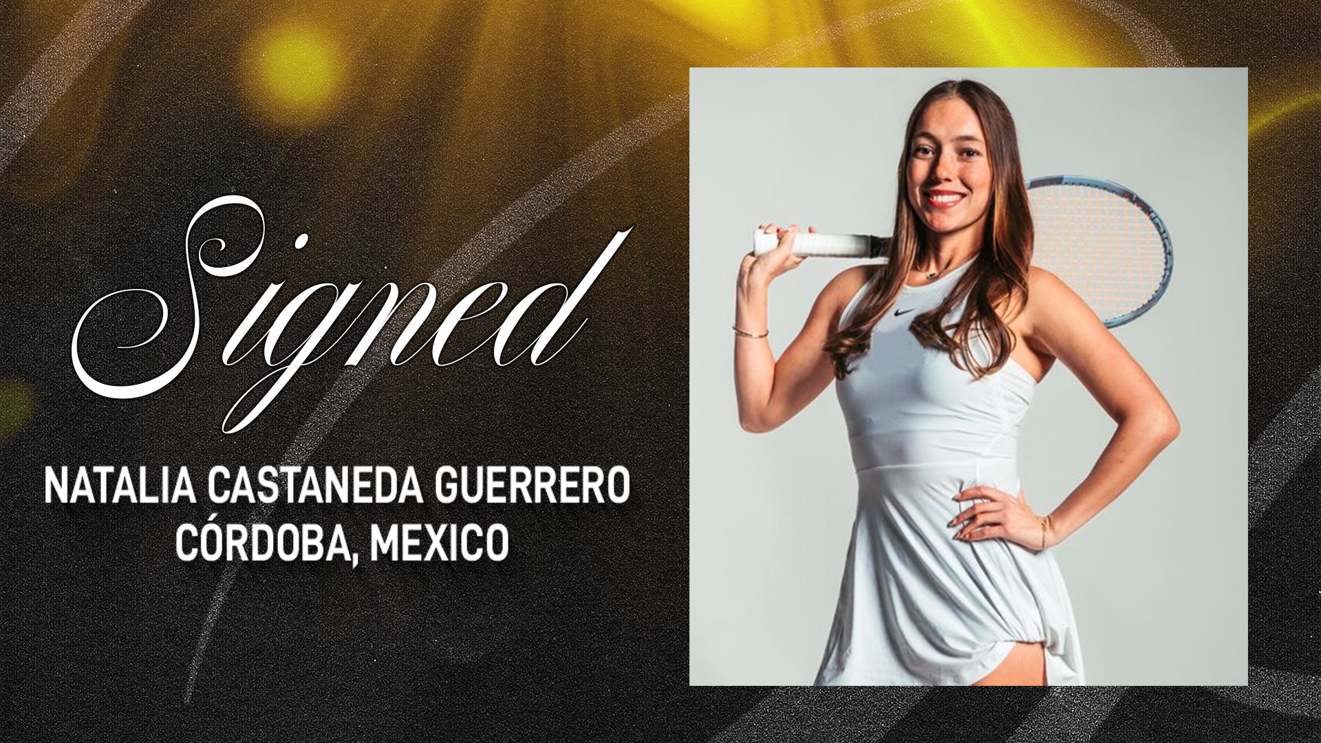 Natalia Castaneda Guerrero signing