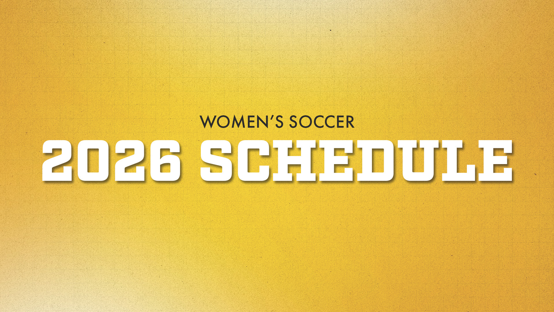 WSOC 2026 Schedule Release