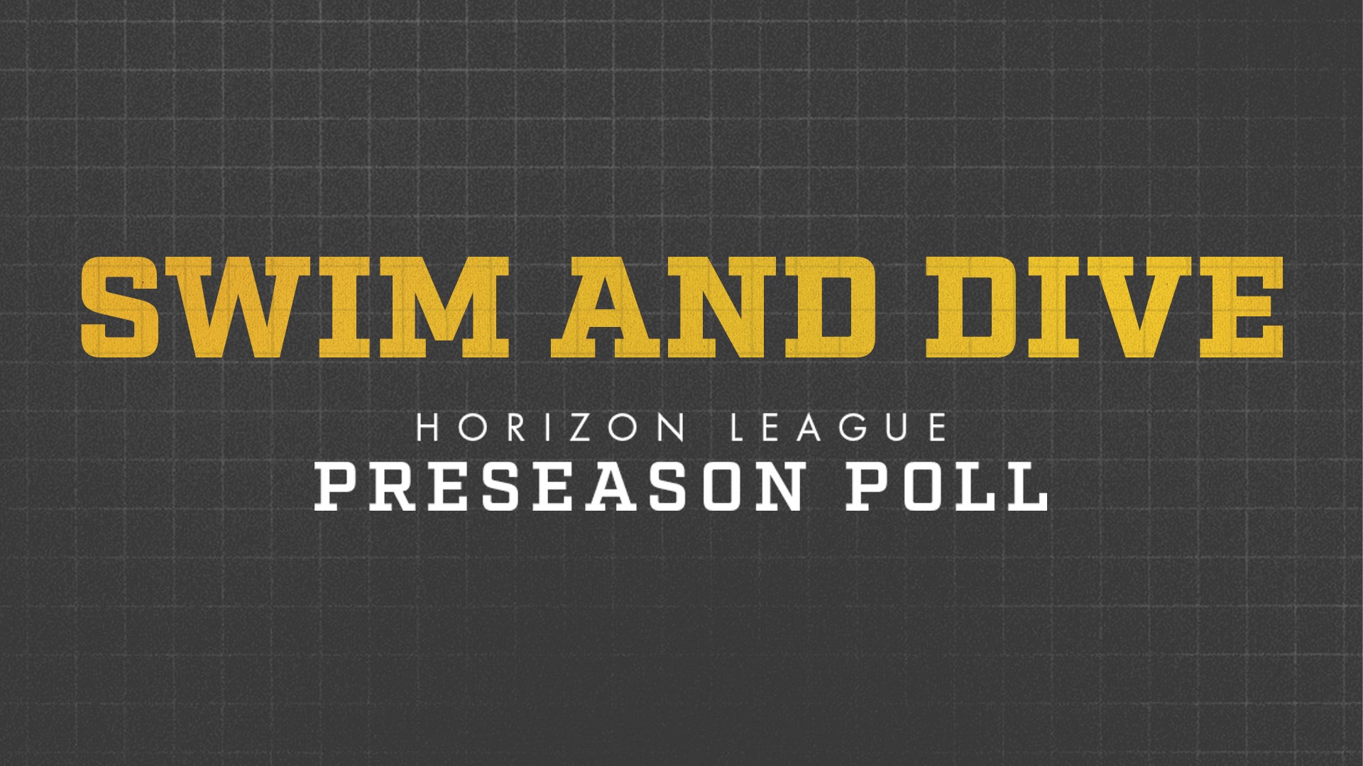 Swim & Dive Preseason Poll