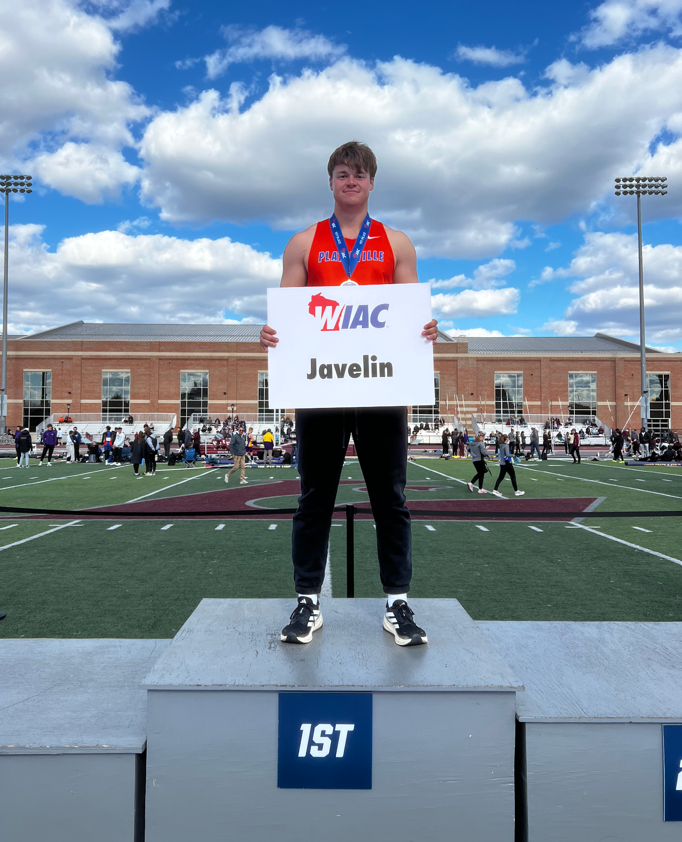 Max Schneider Javelin Podium