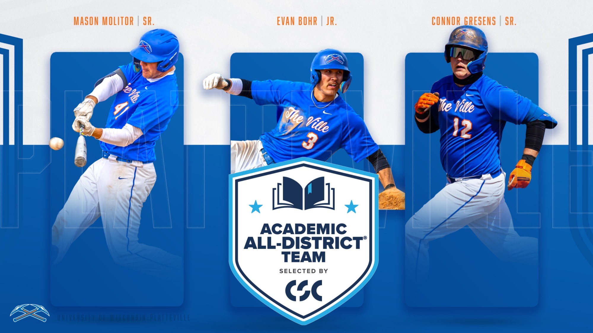 2026 Baseball CSC Academic All-District