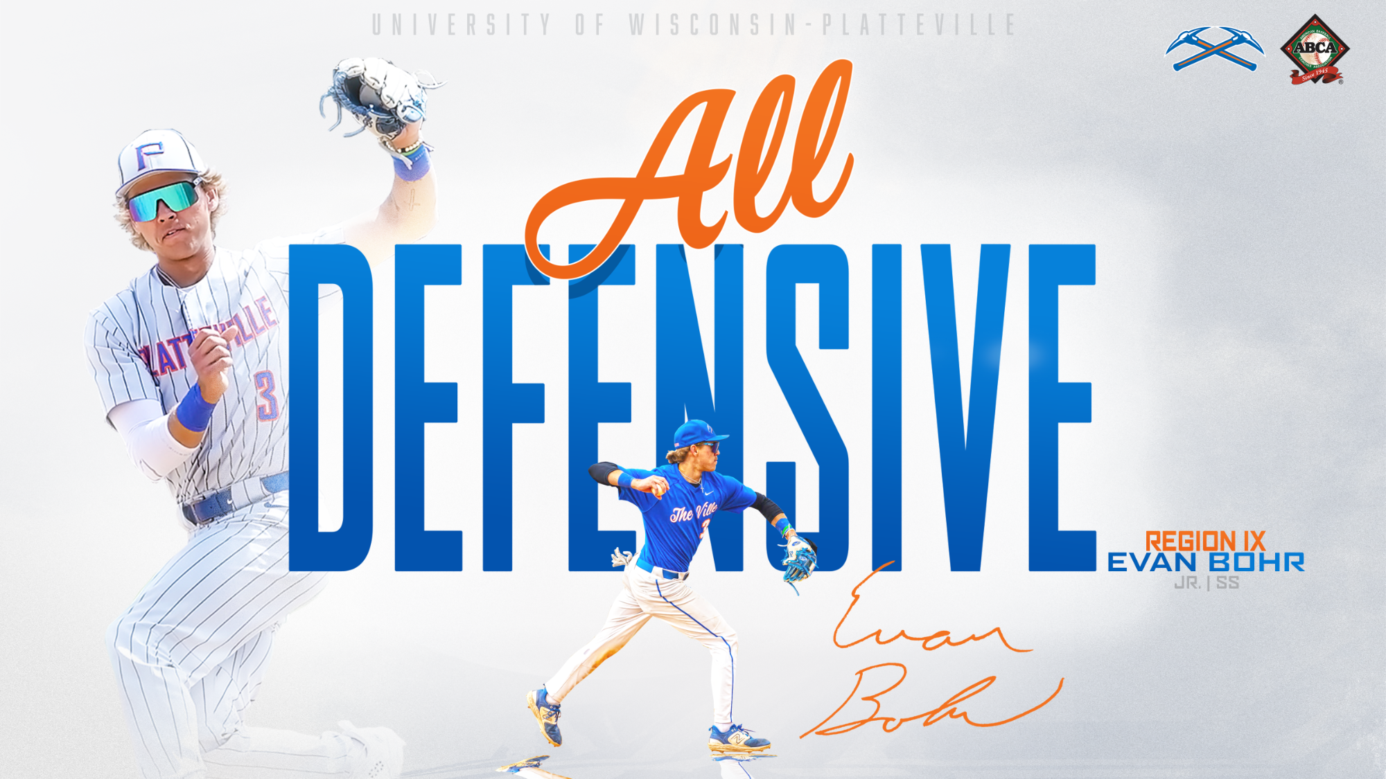 Evan Bohr ABCA All-Defensive