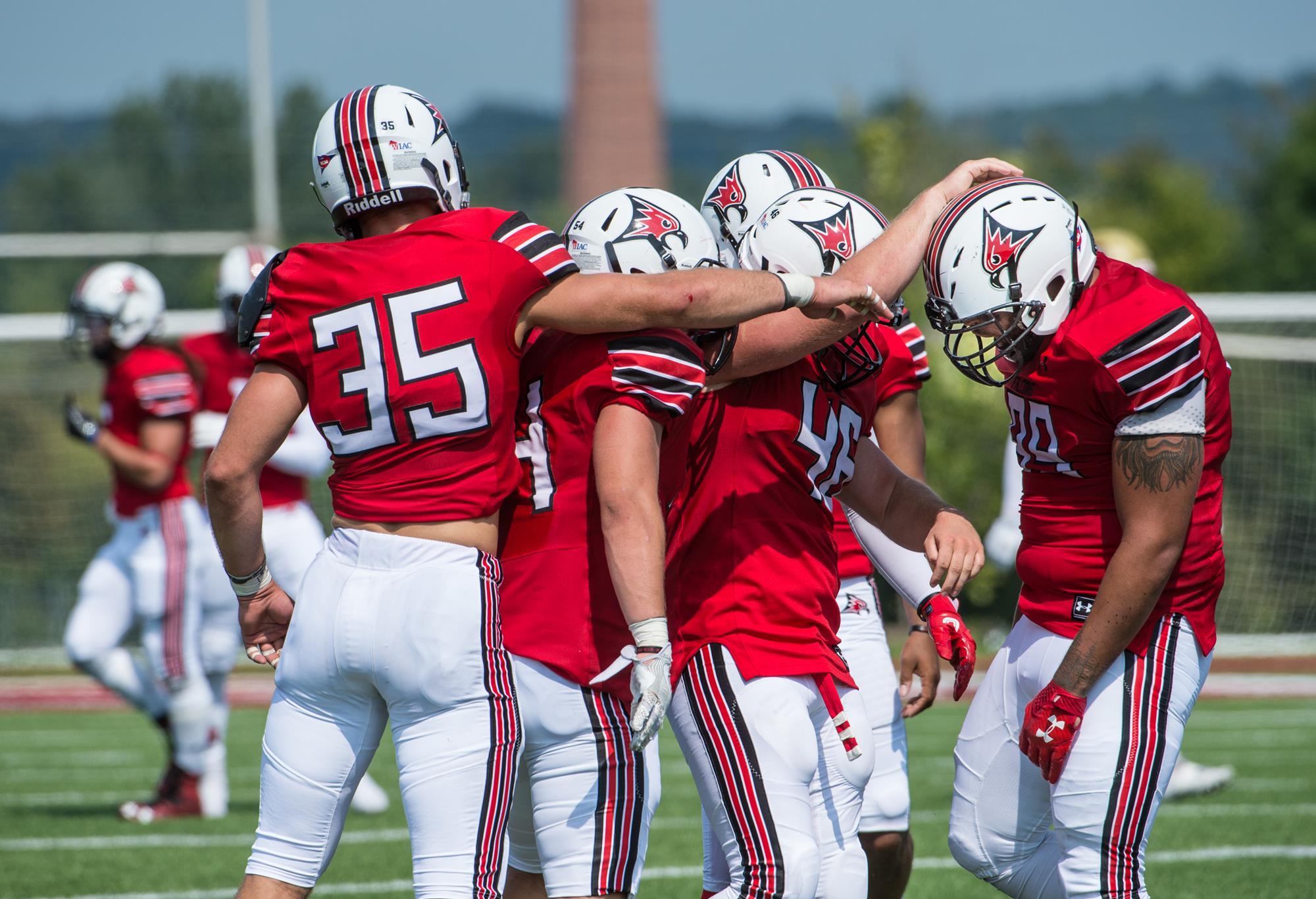 Football Wins Conference Opener University of Wisconsin River Falls