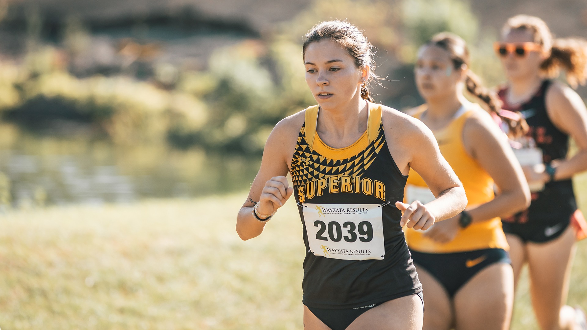 Lillianna Jones on the cross country course.