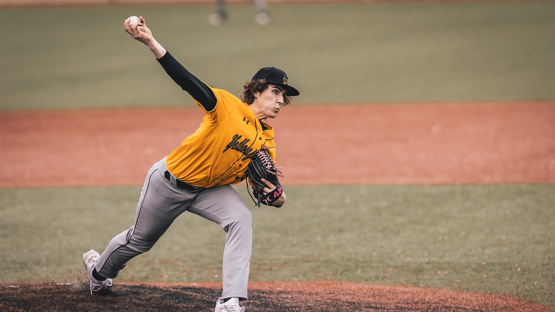Kaden Corlett on the mound.