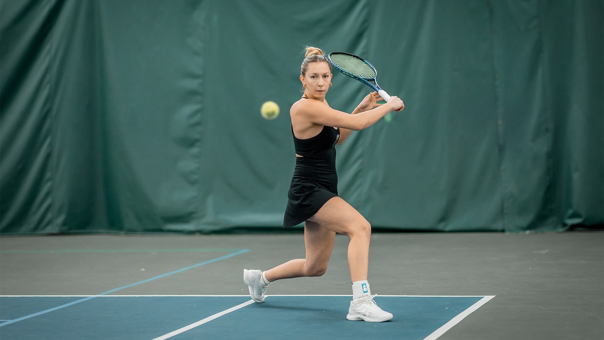 Anouk Bluemm on the court versus Bethel.