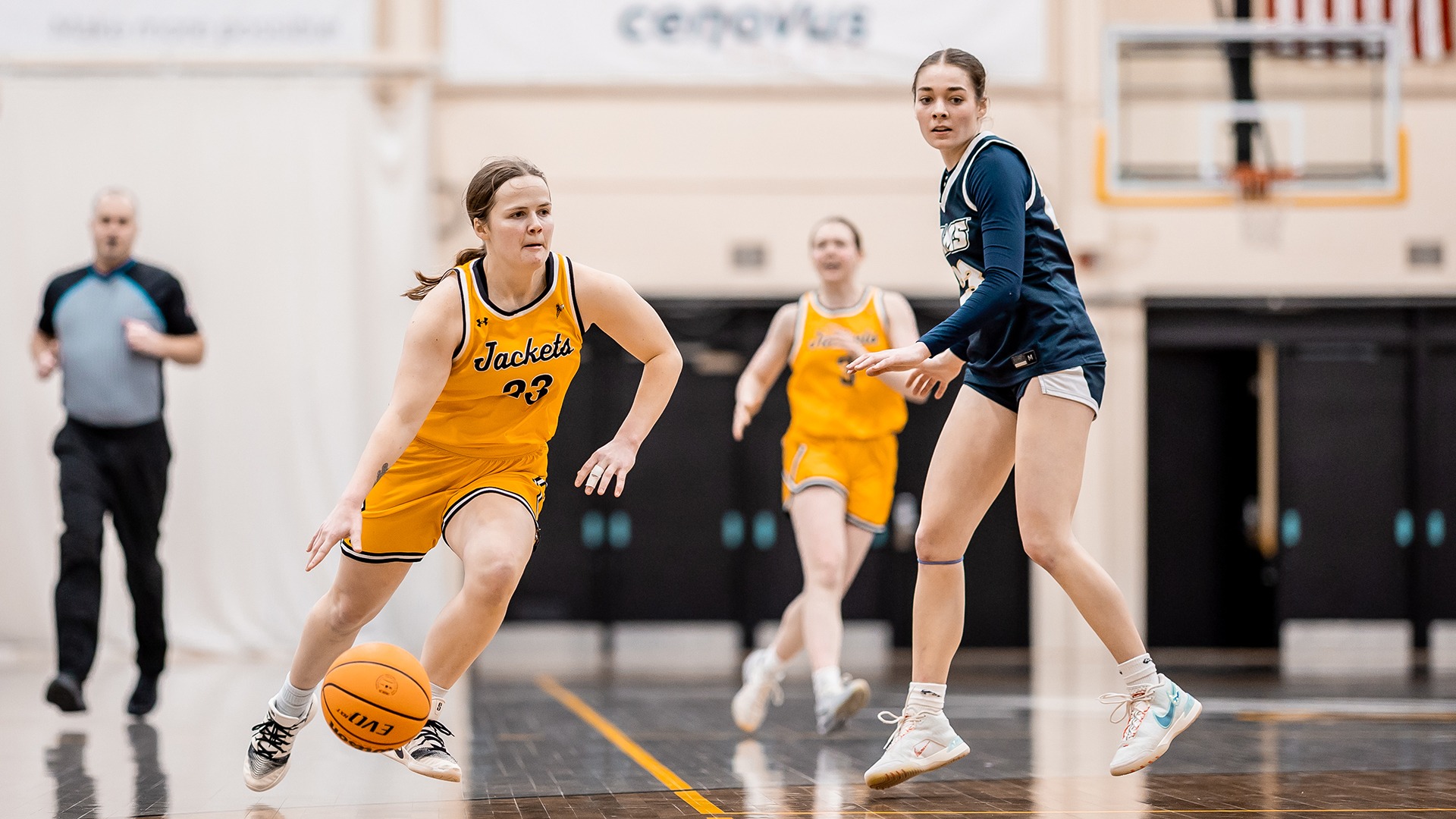 Elsa Olson drives past a North Central defender. 