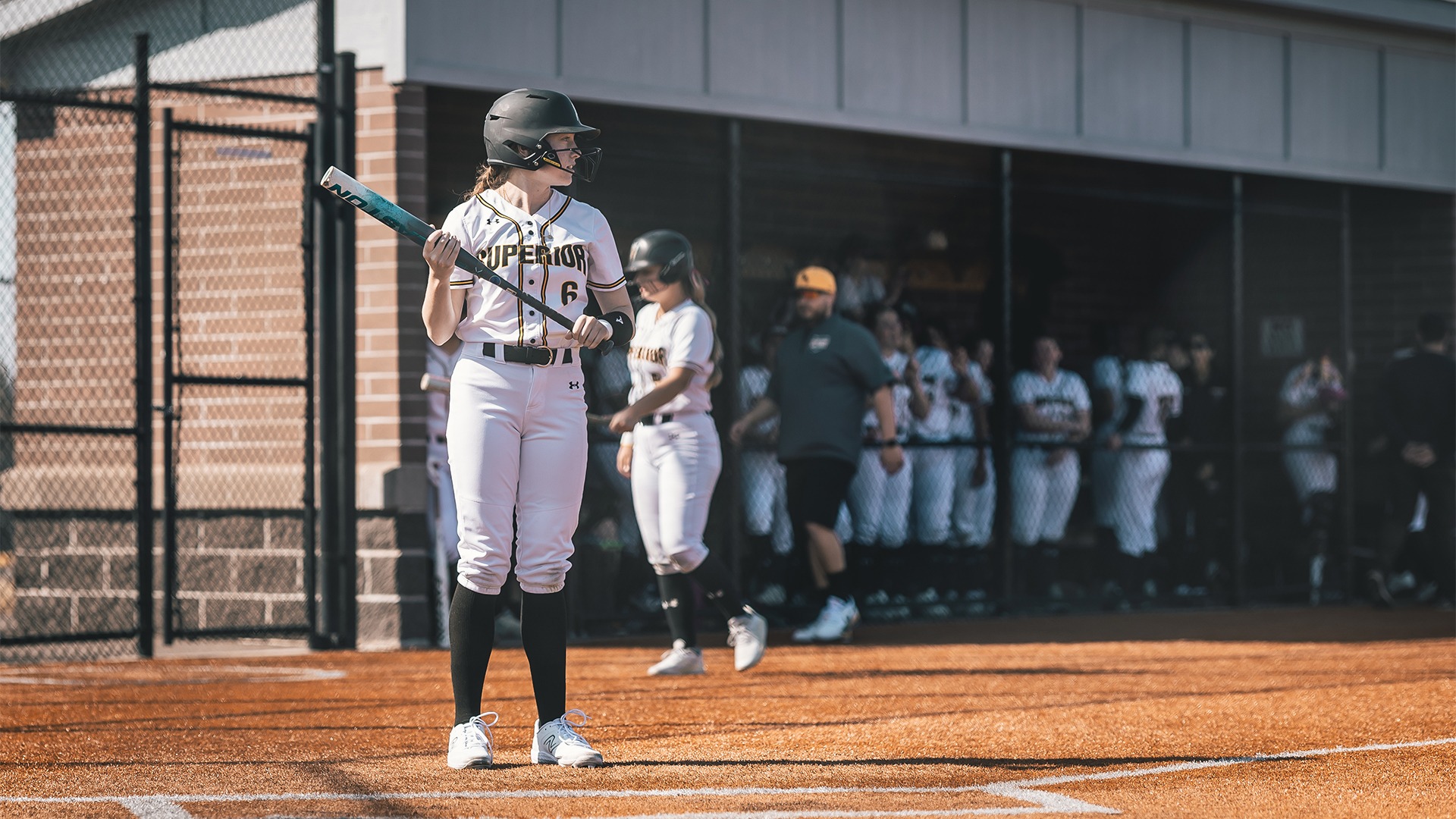 Peyton Bennett during an at-bat.