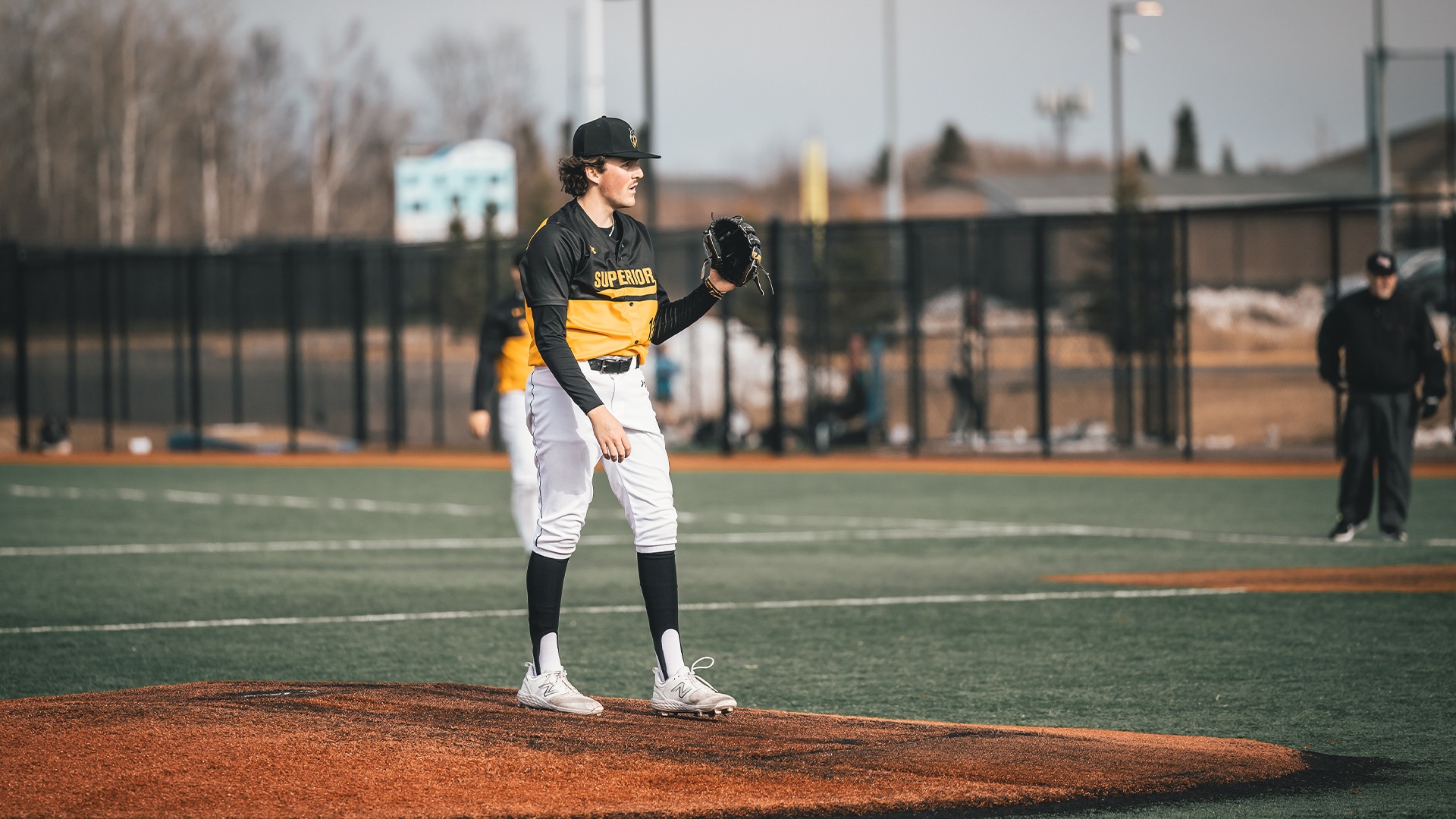 Josh Pritchard on the mound.