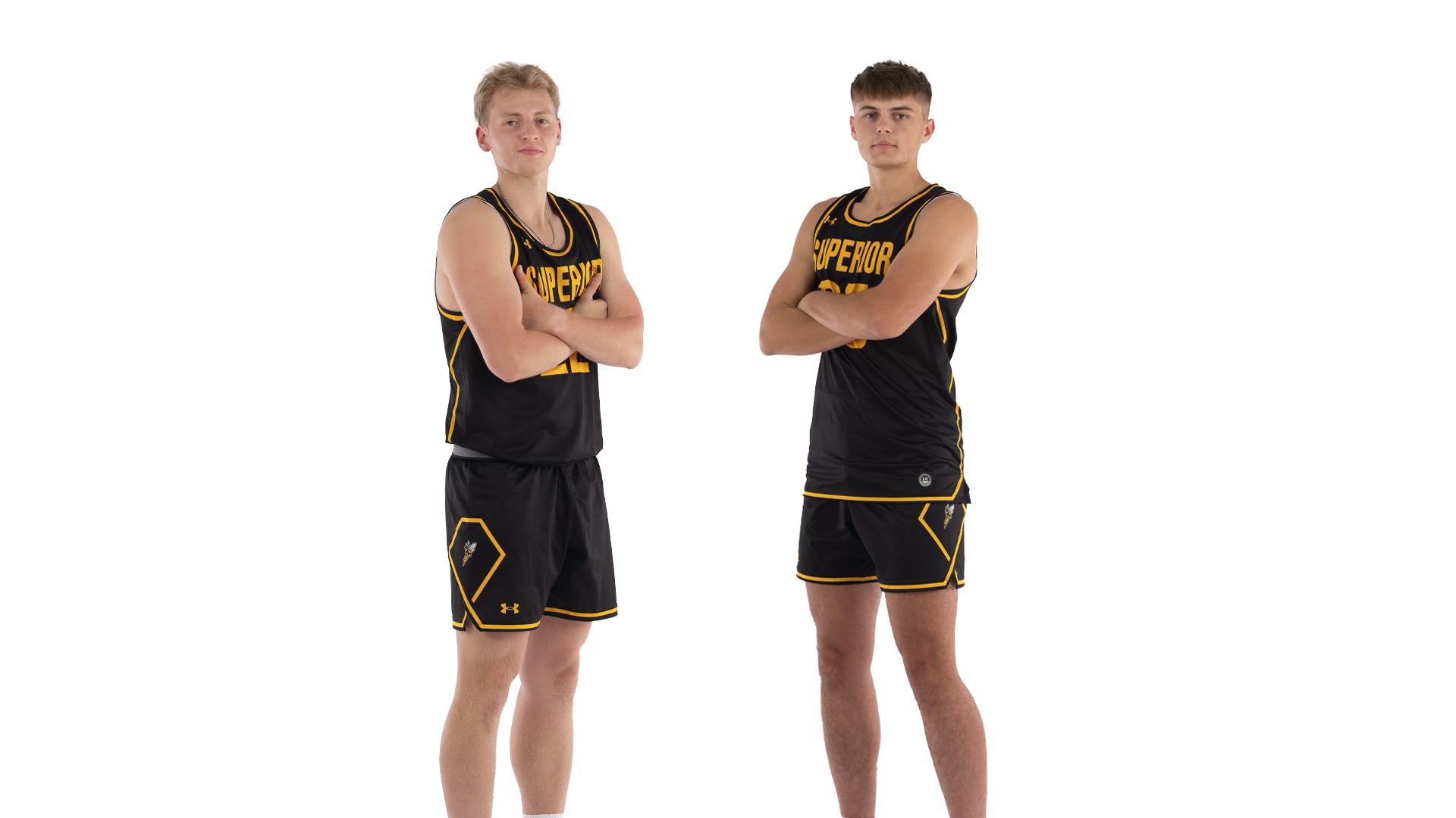 Evan Bennett and Landen Thomer posing.