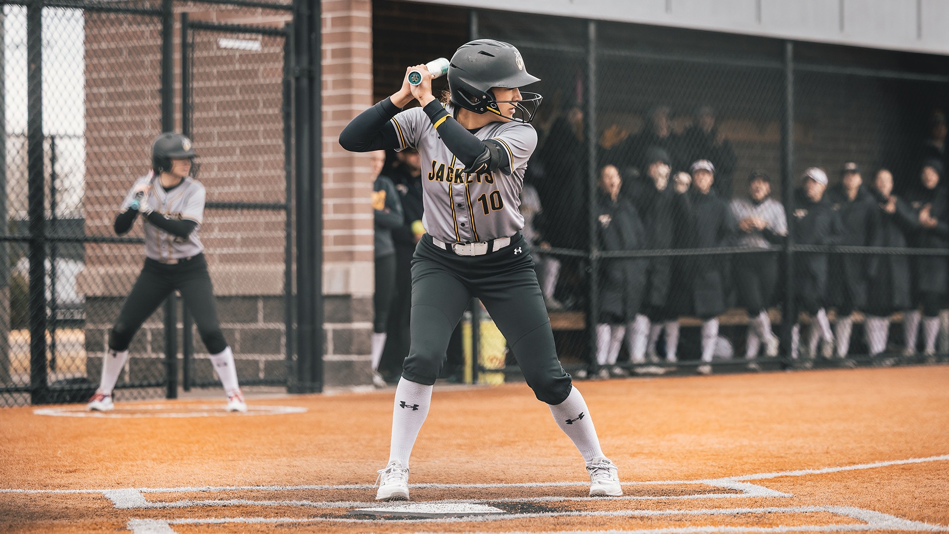 Larissa Snyder at the plate.