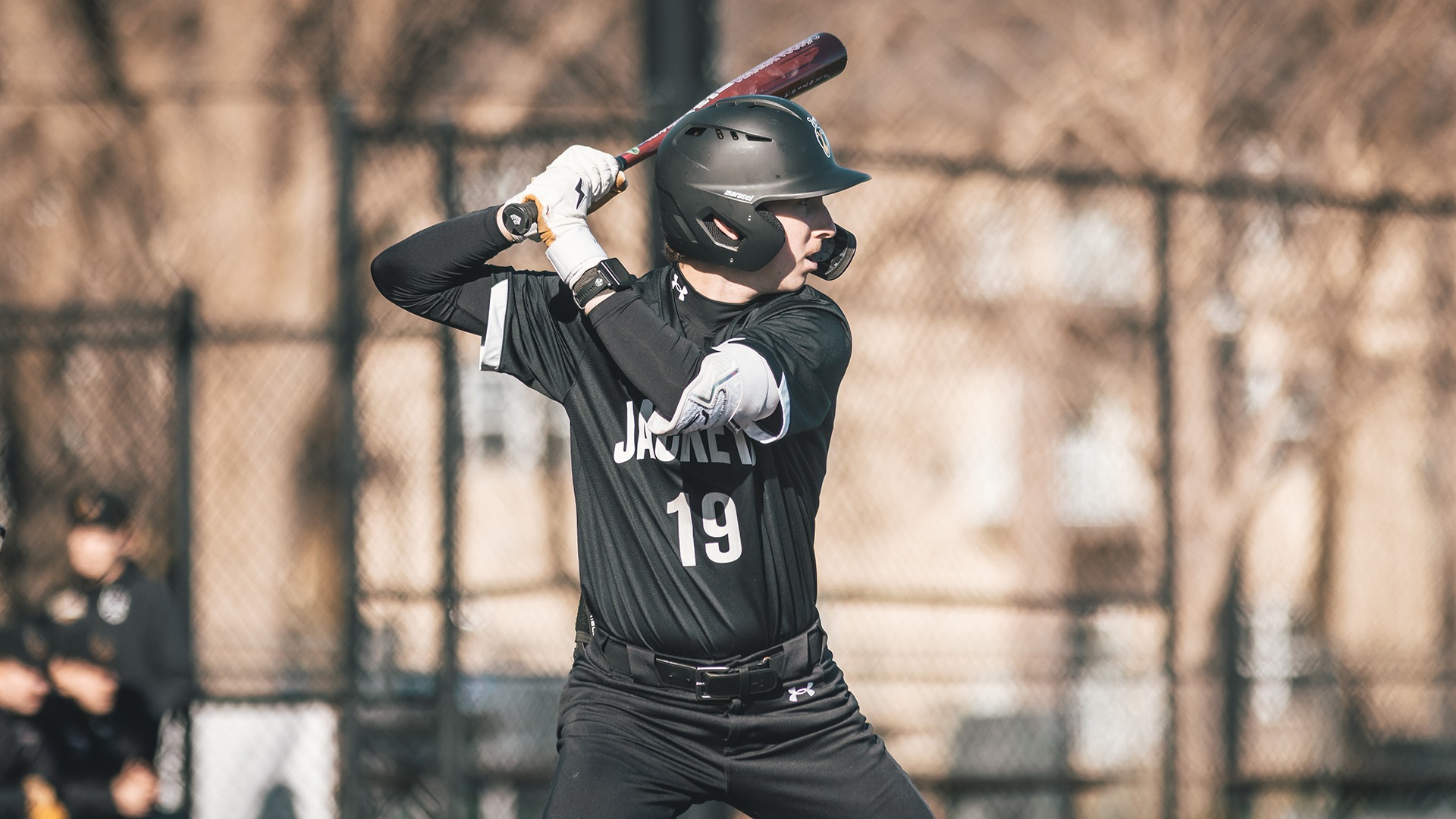 Chase Oxborough waits for a pitch. 