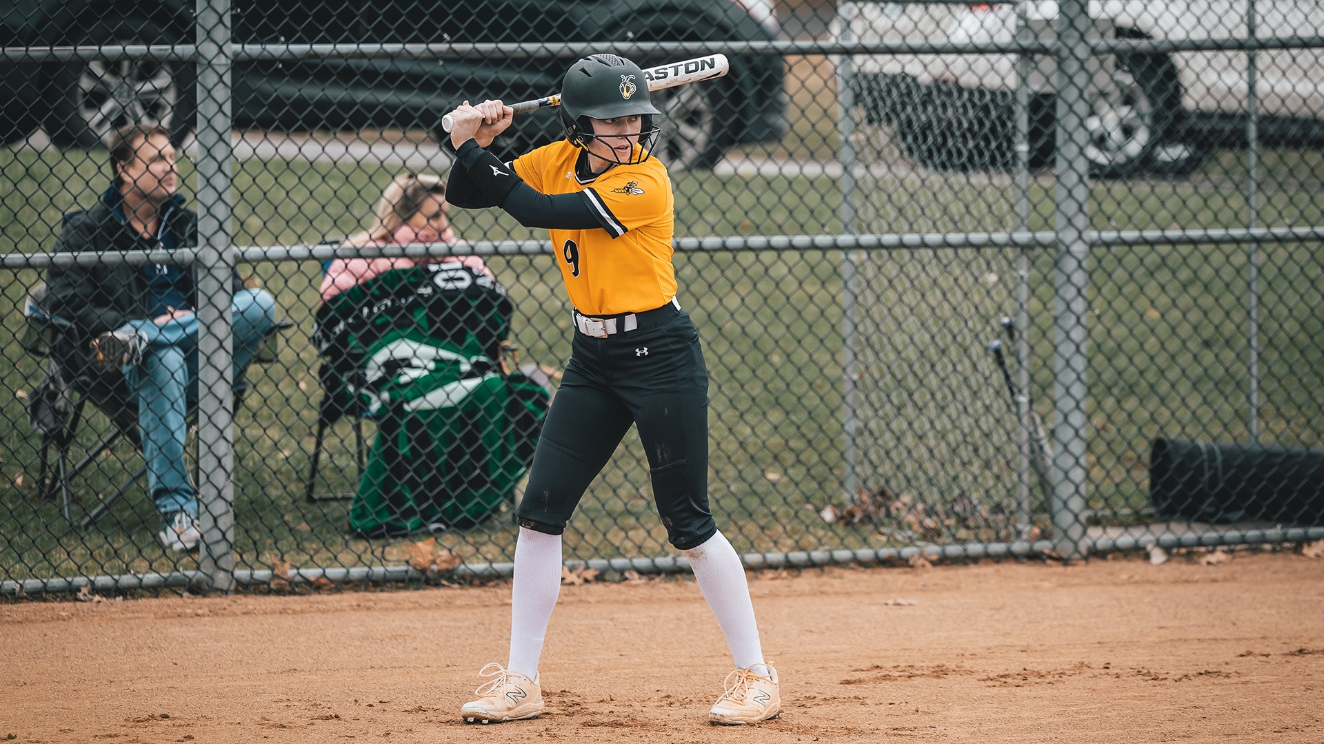 Peyton Bennett waits for a pitch. 
