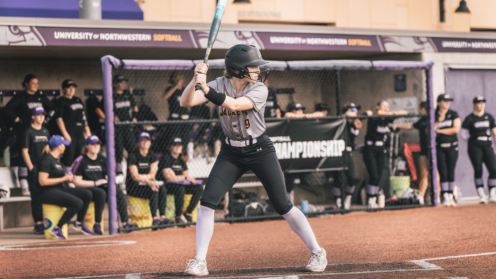 Peyton Bennett at the plate.