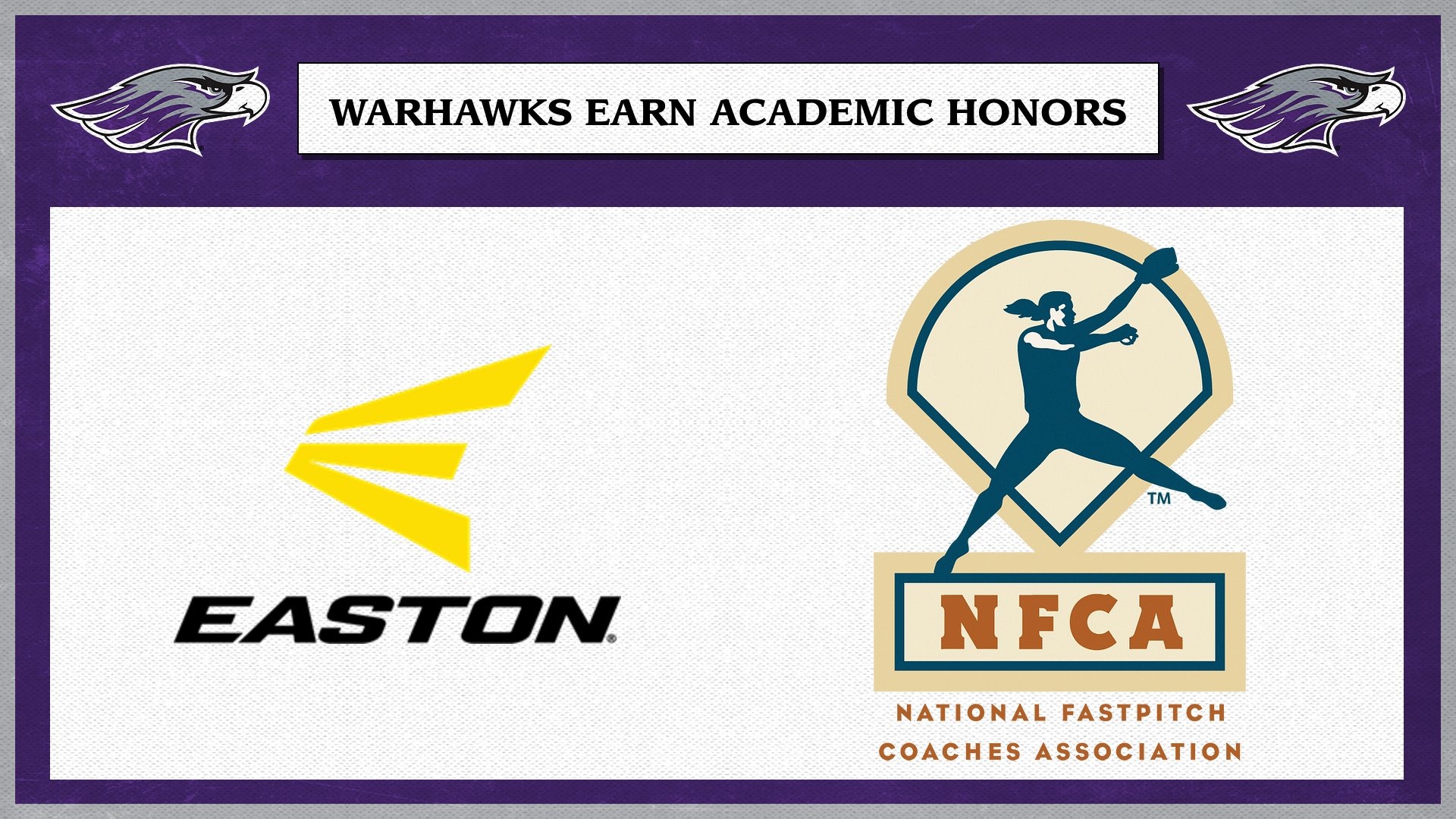 General graphic with Easton and NFCA logos