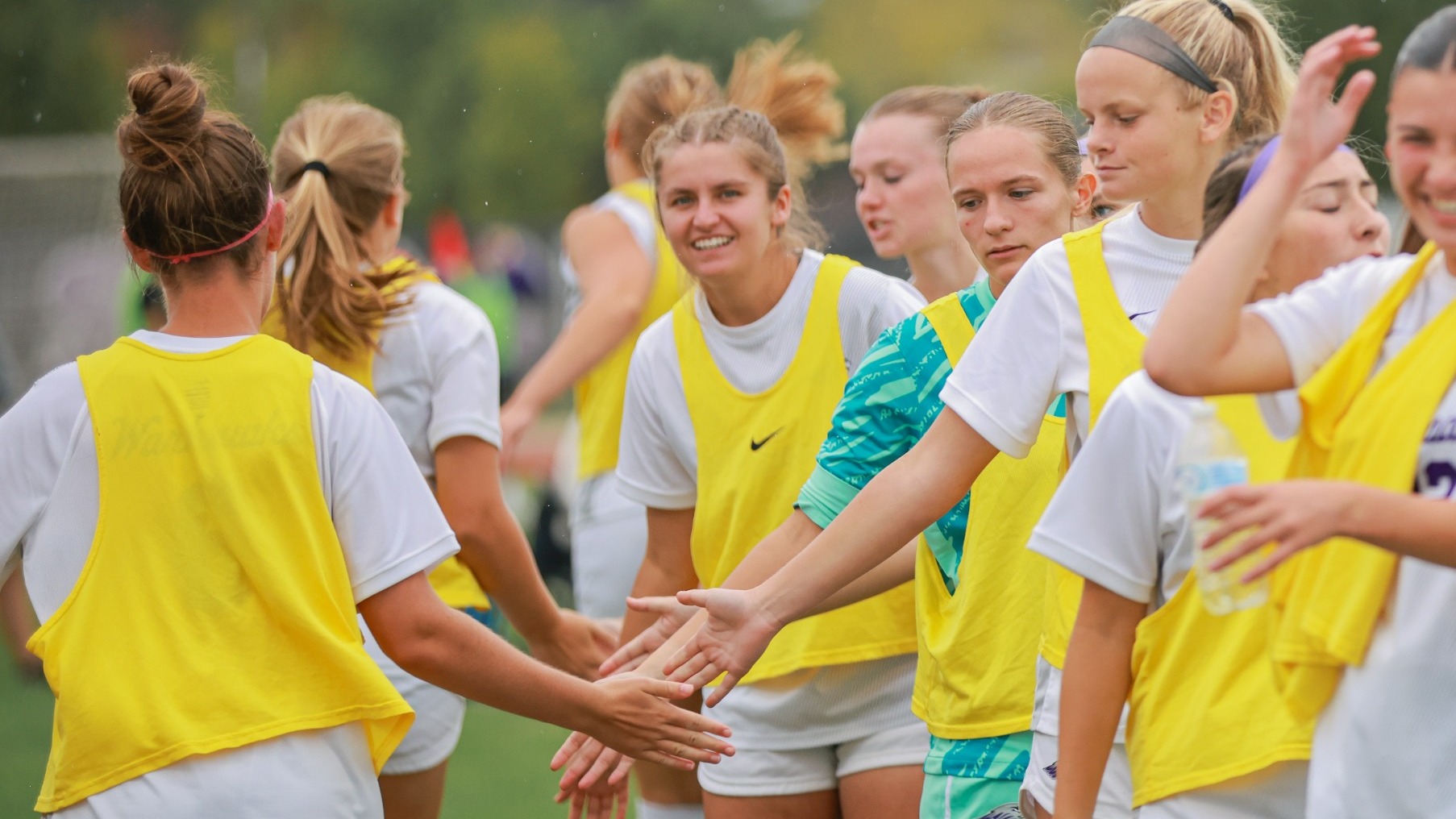 Team Photo handshake