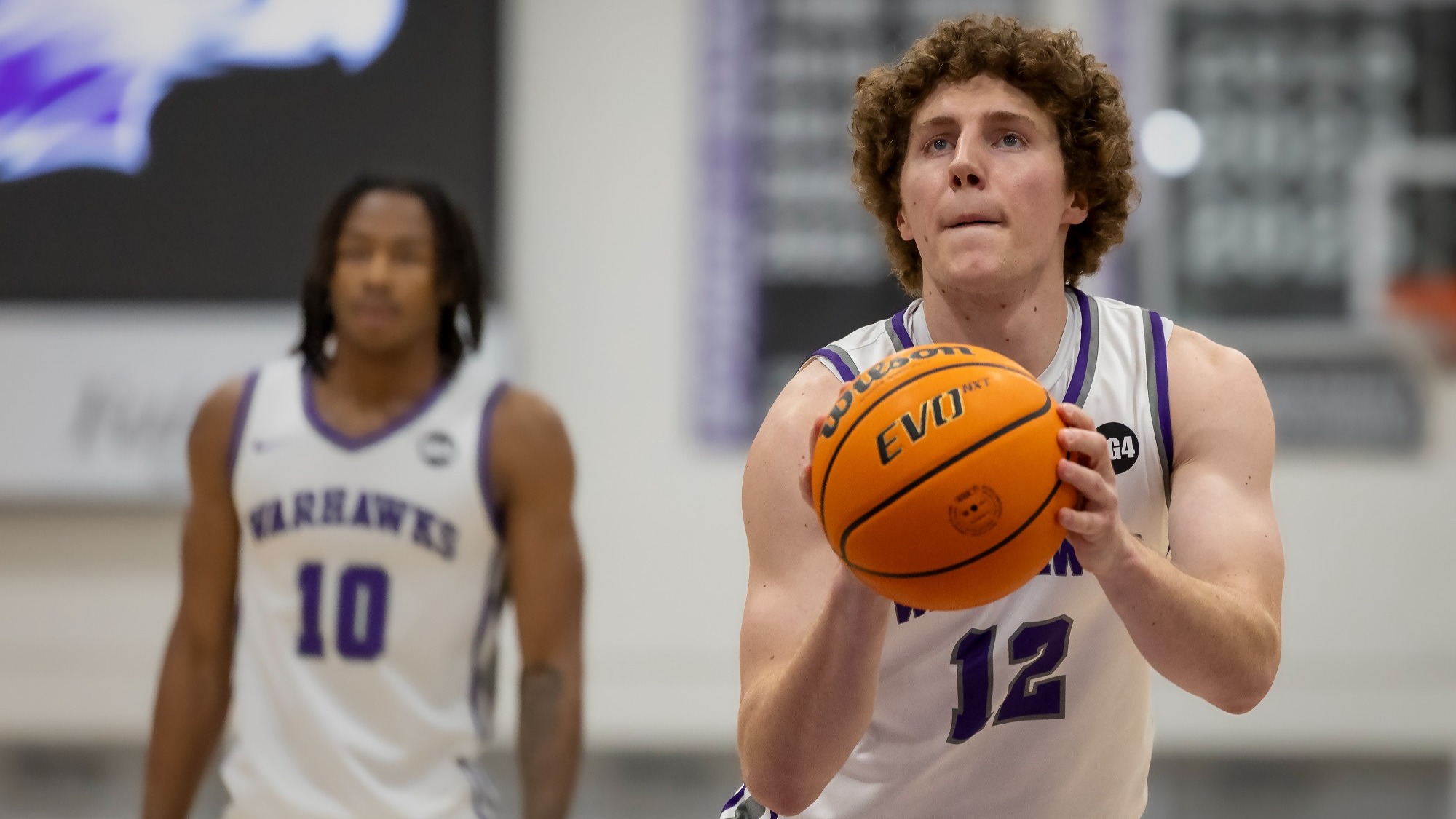 Jake Quast at free throw line