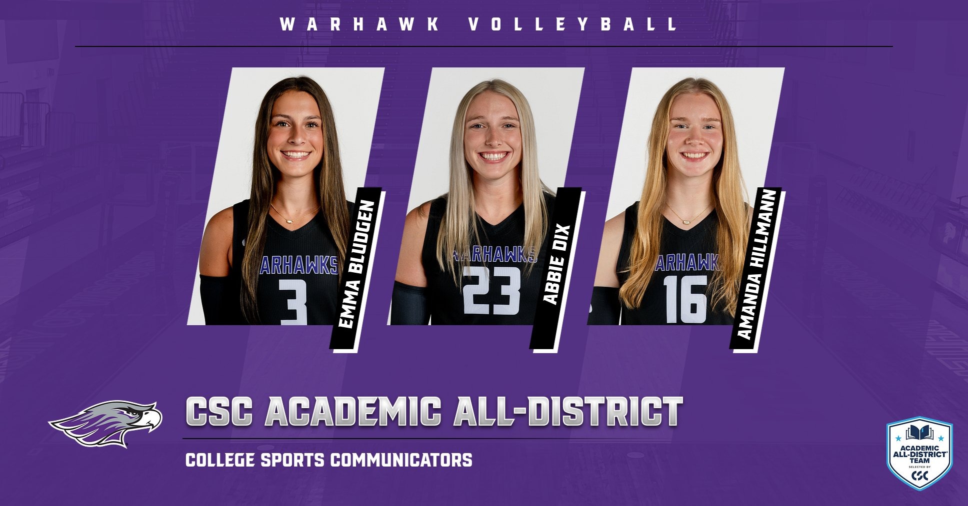 2025 CSC Academic All-District - Volleyball