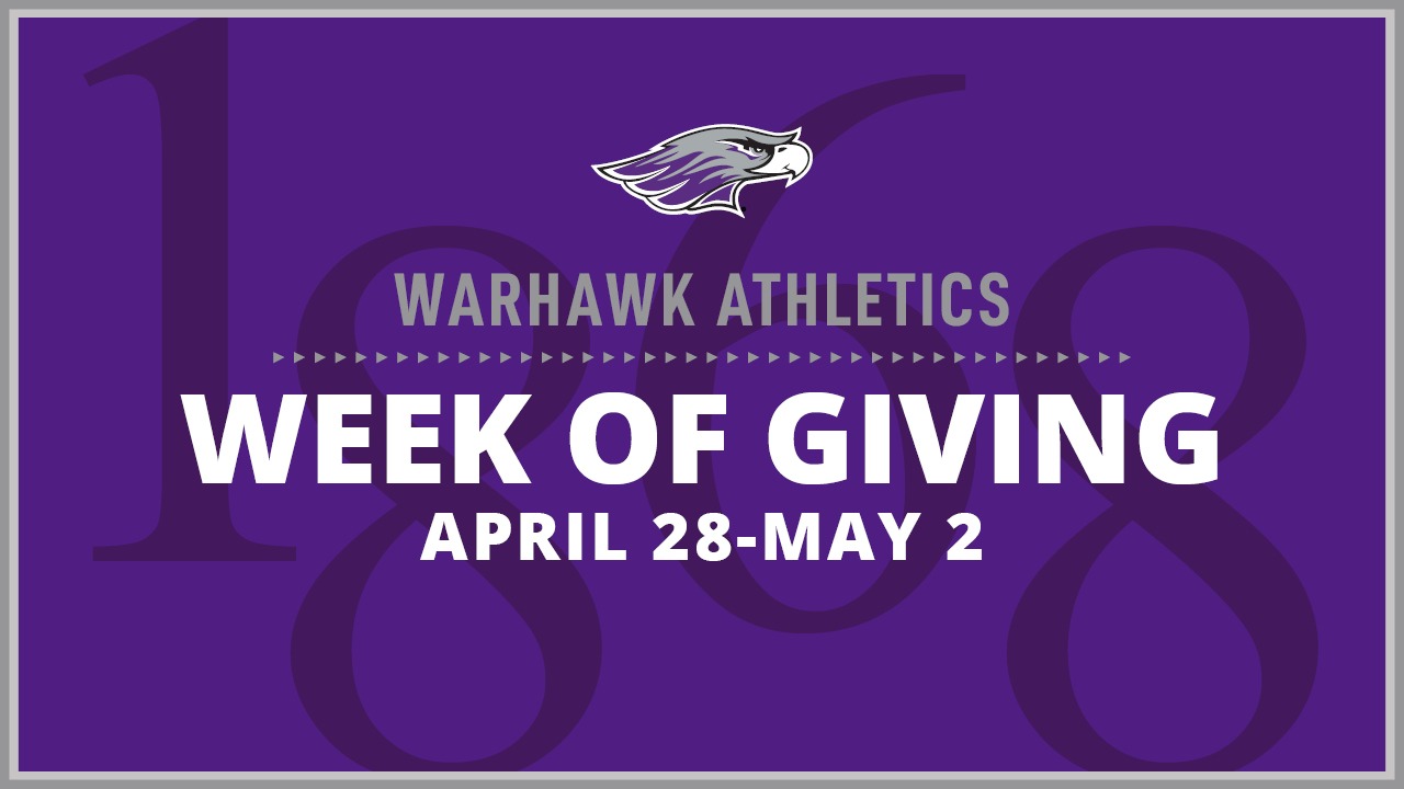 Athletics Week of Giving graphic