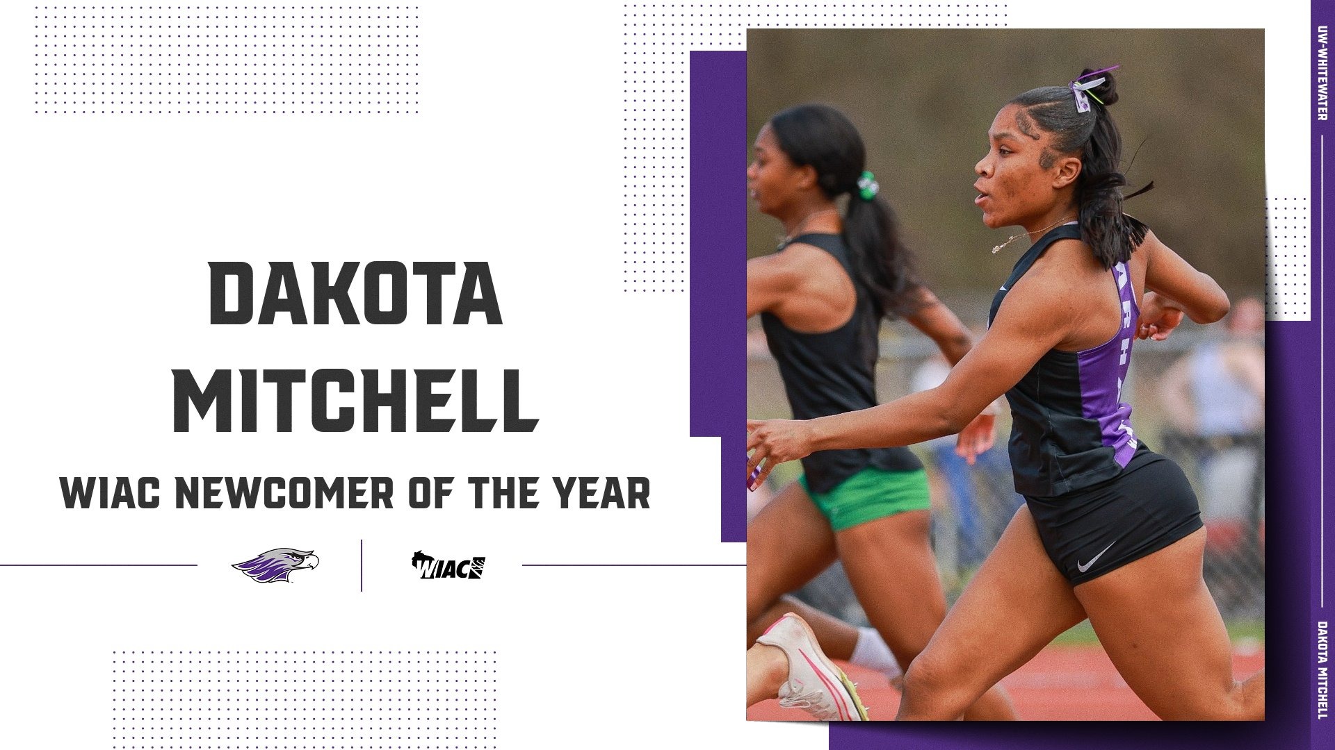 MITCHELL WIAC NEWCOMER OF THE YEAR