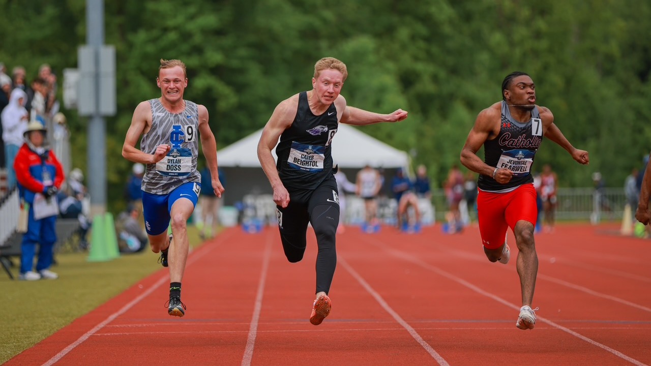 Caleb Beightol in 100m Qualifier; 2025 OTF Championship
