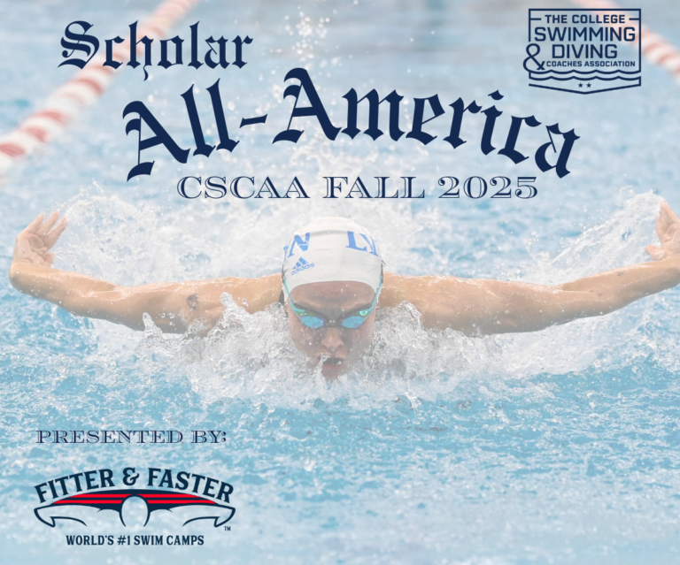 2025 Fall CSCAA Scholar All-American